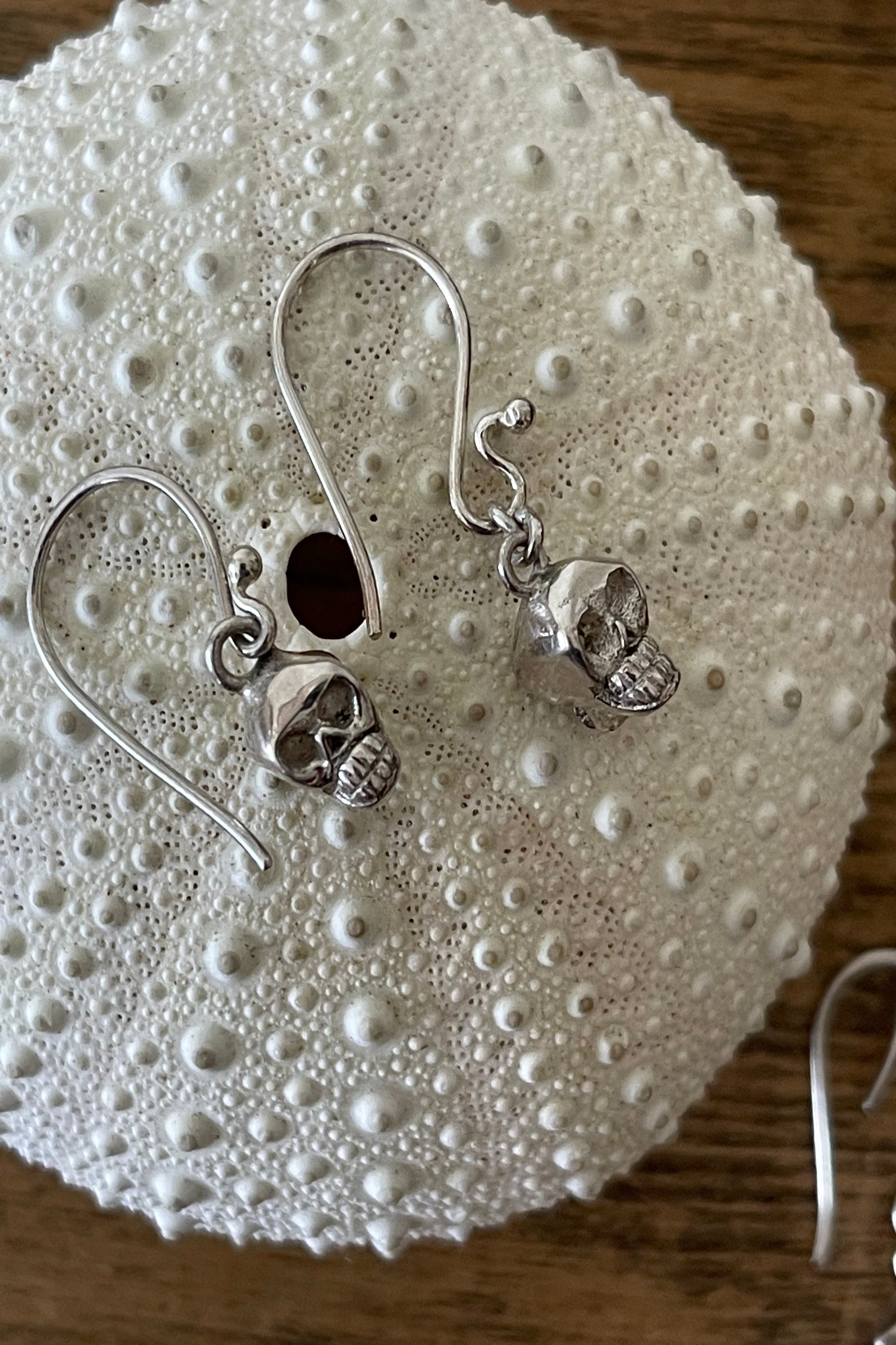 2Face Skull Earrings