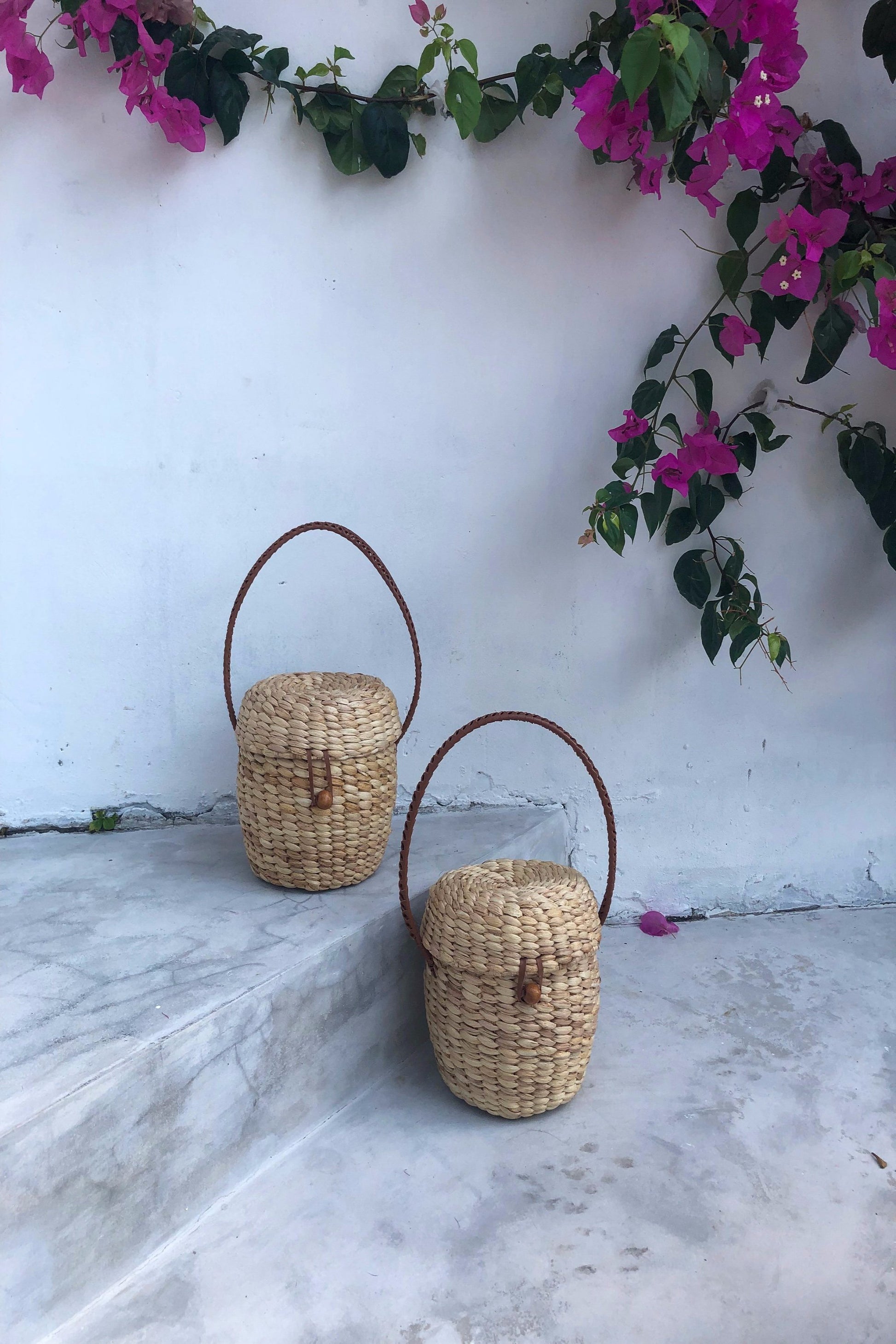Raffia Straw Bag - Raffia Bucket Bag - Straw Basket - Straw Handbag - Woven Straw Bag - Christmas Gift For Girlfriend Ideas - Bohemian Bag
