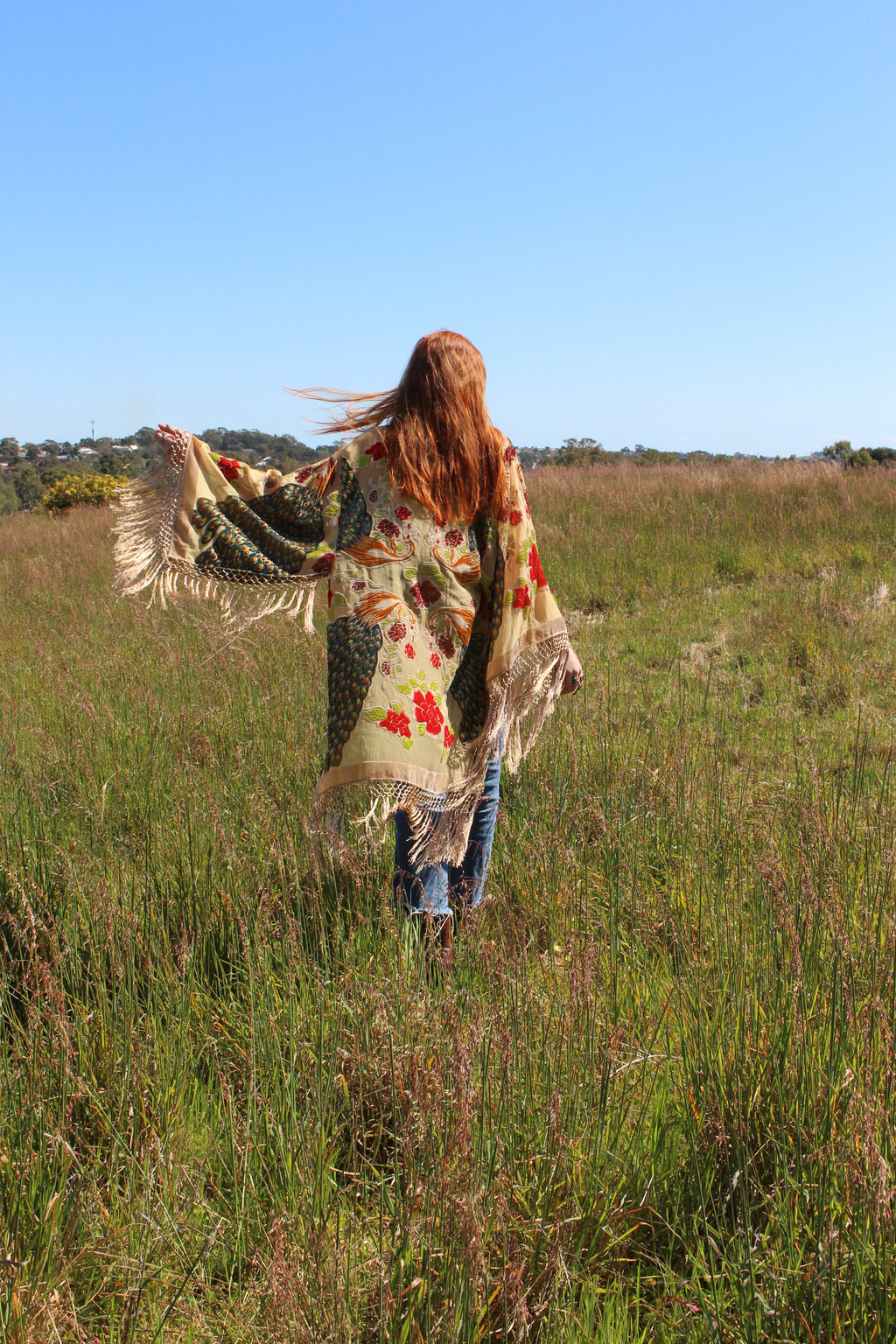 The Gilded Cage Beige - Wide Sleeve Robe