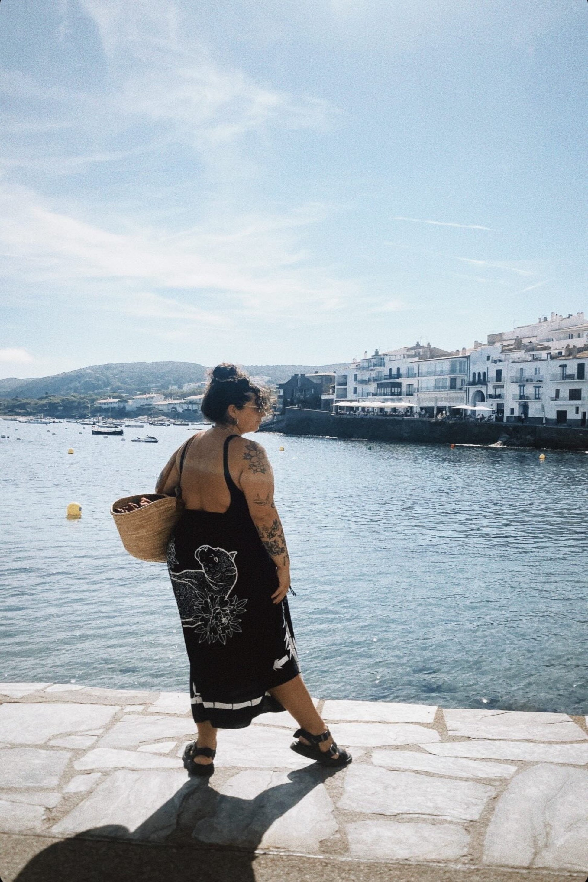 Thunder In Our Hearts Black - Extra Large Sarong