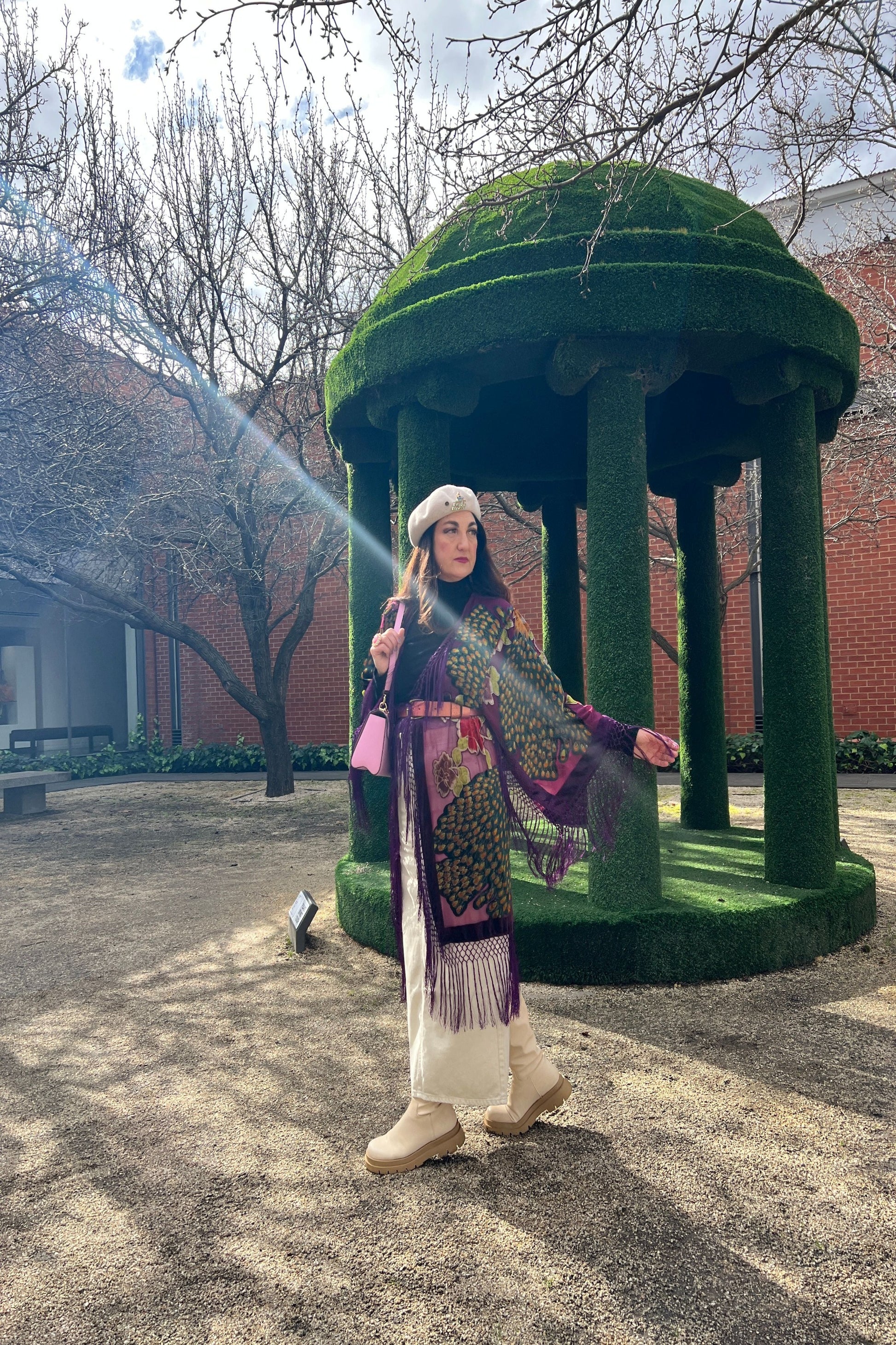 The Gilded Cage Purple - Wide Sleeve Robe