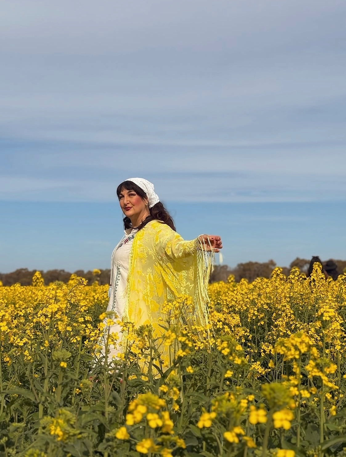 L'amore - Wide Sleeve Robe in Limoncello