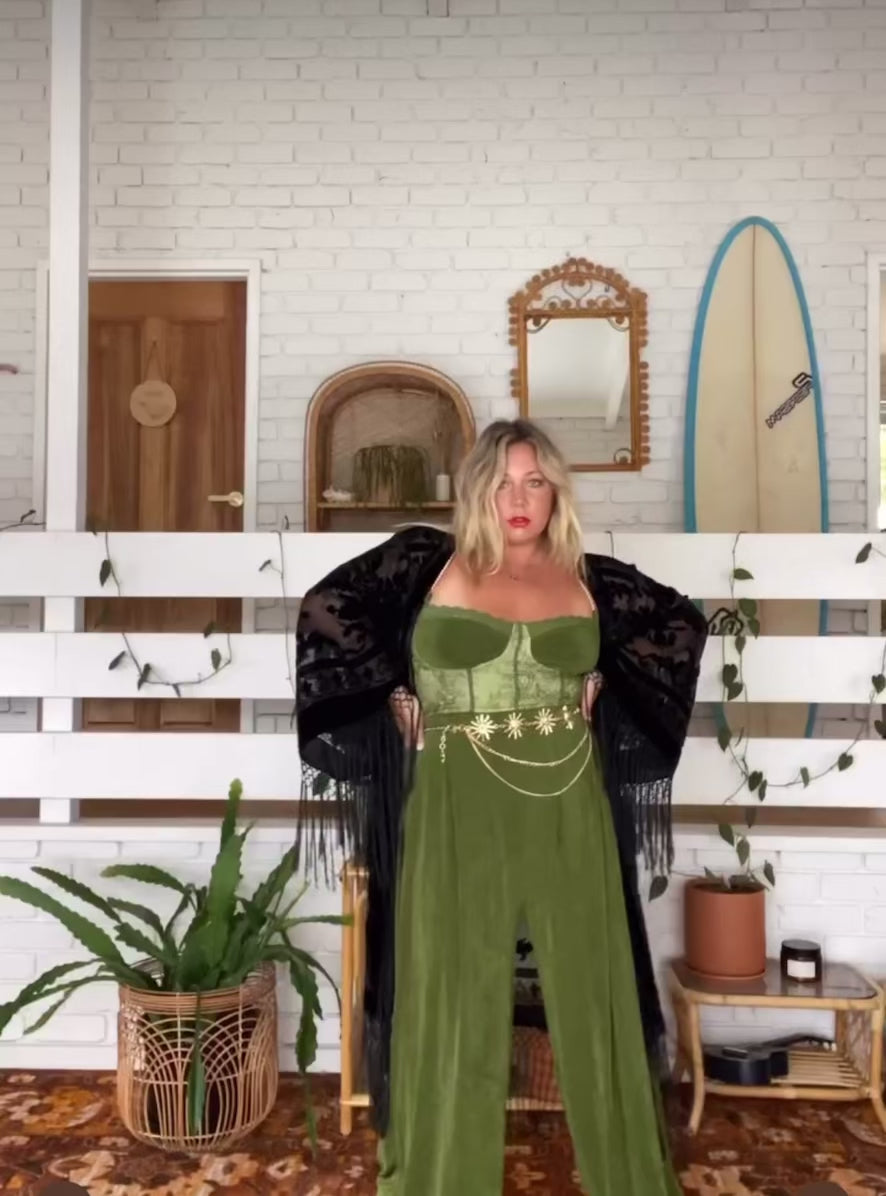 Seseh Black - Wide Sleeve Robe