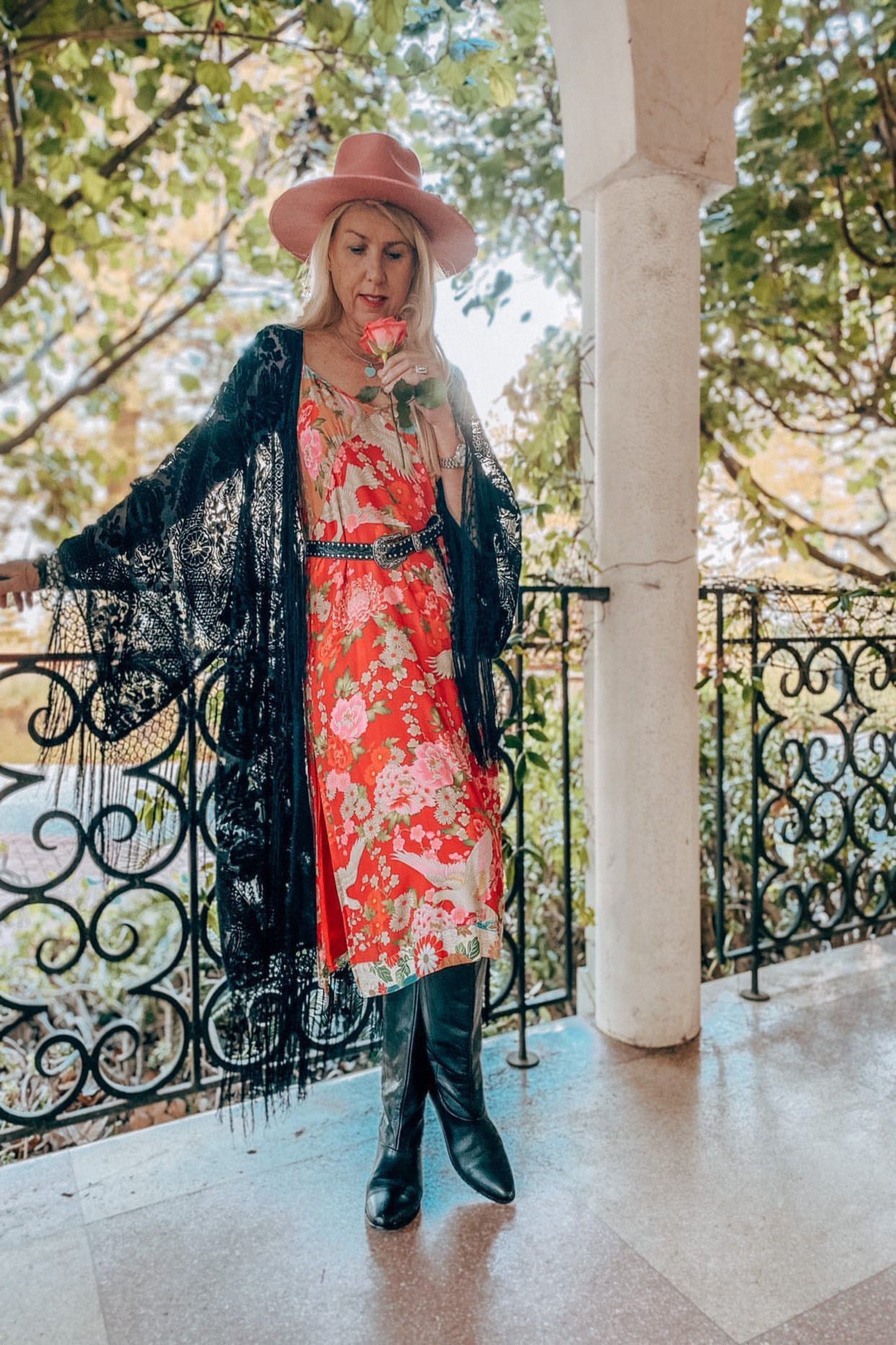 Only Lovers Left - Wide Sleeve Robe in Black