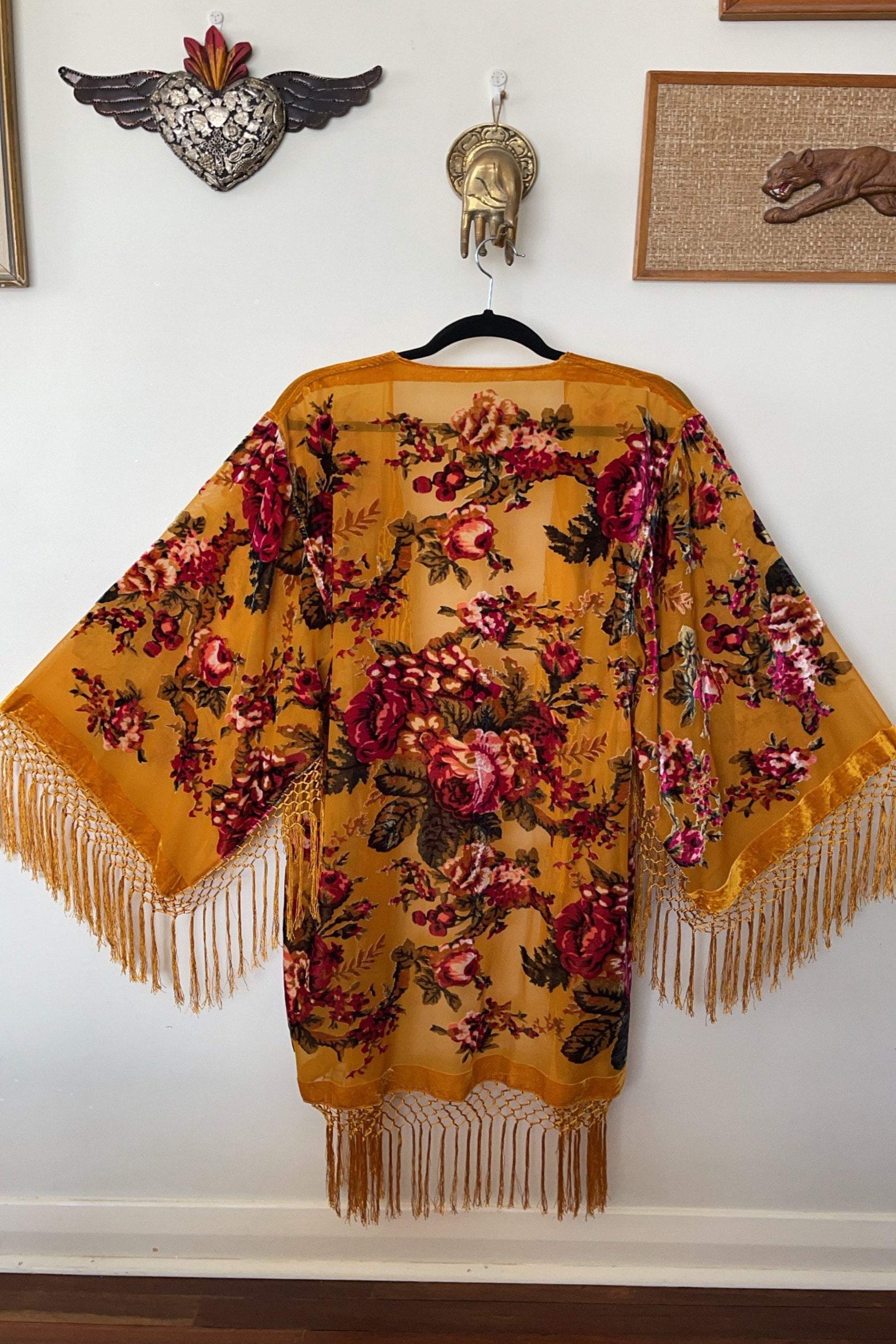 Little Lies Honey Mustard - Wide Sleeve Robe