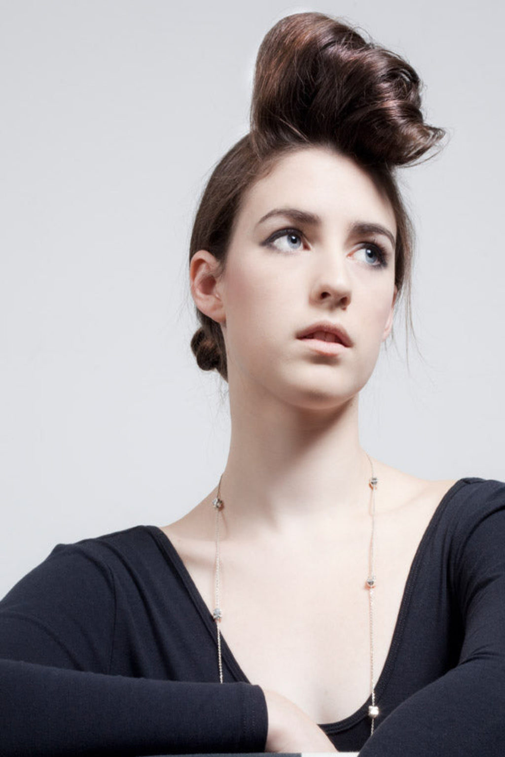 2Face Skull 90cm Necklace