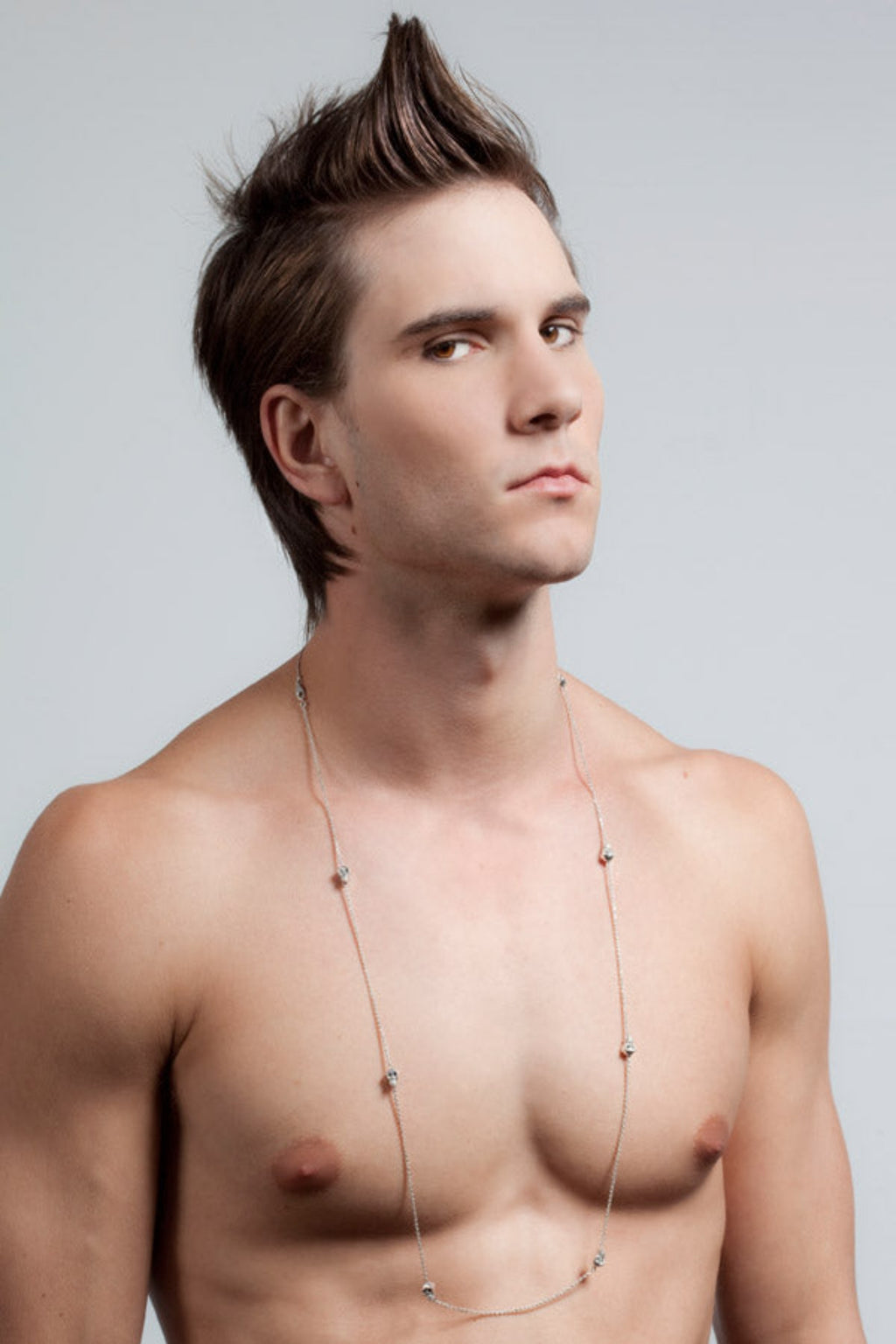 2Face Skull 90cm Necklace