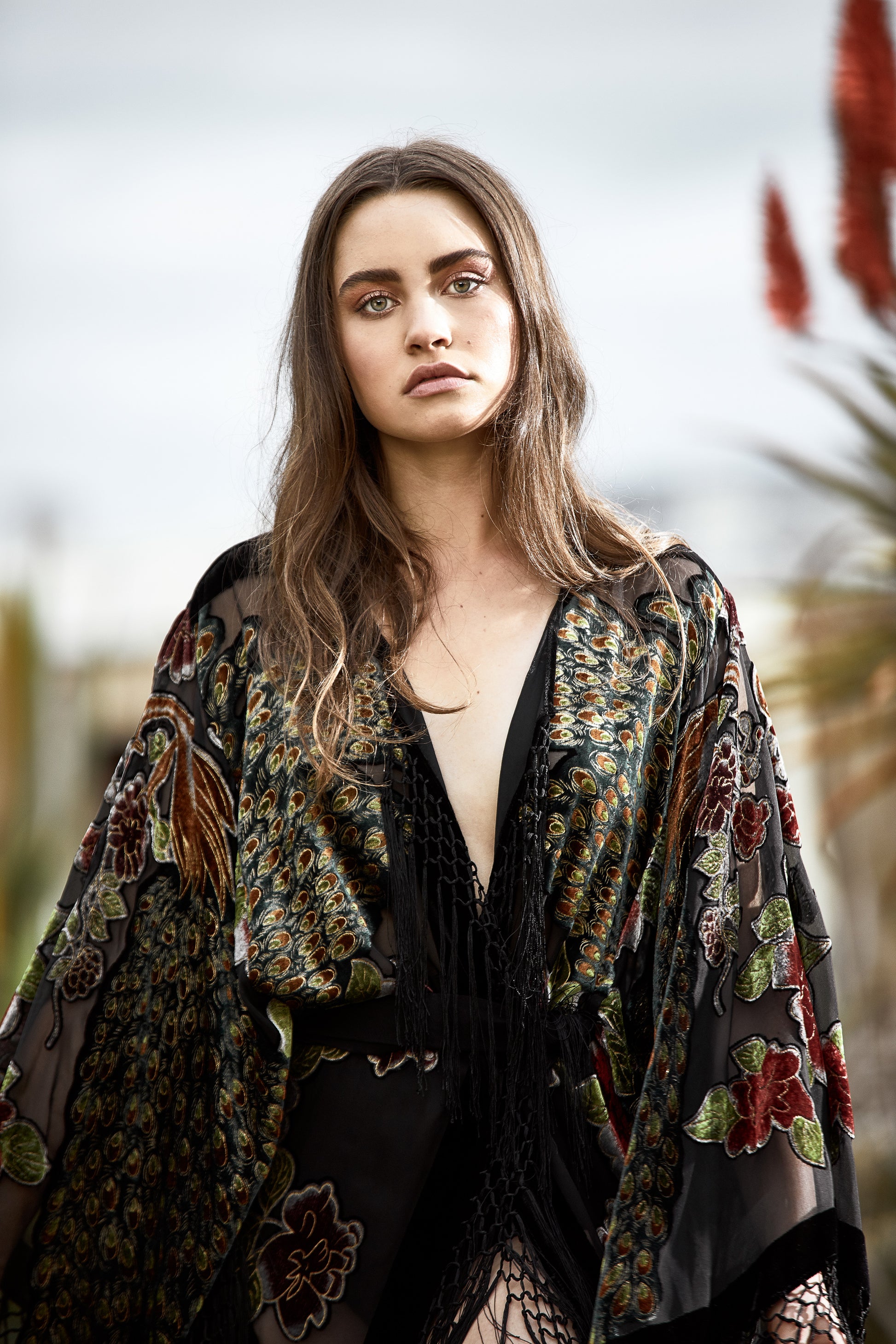 The Gilded Cage Black - Wide Sleeve Robe