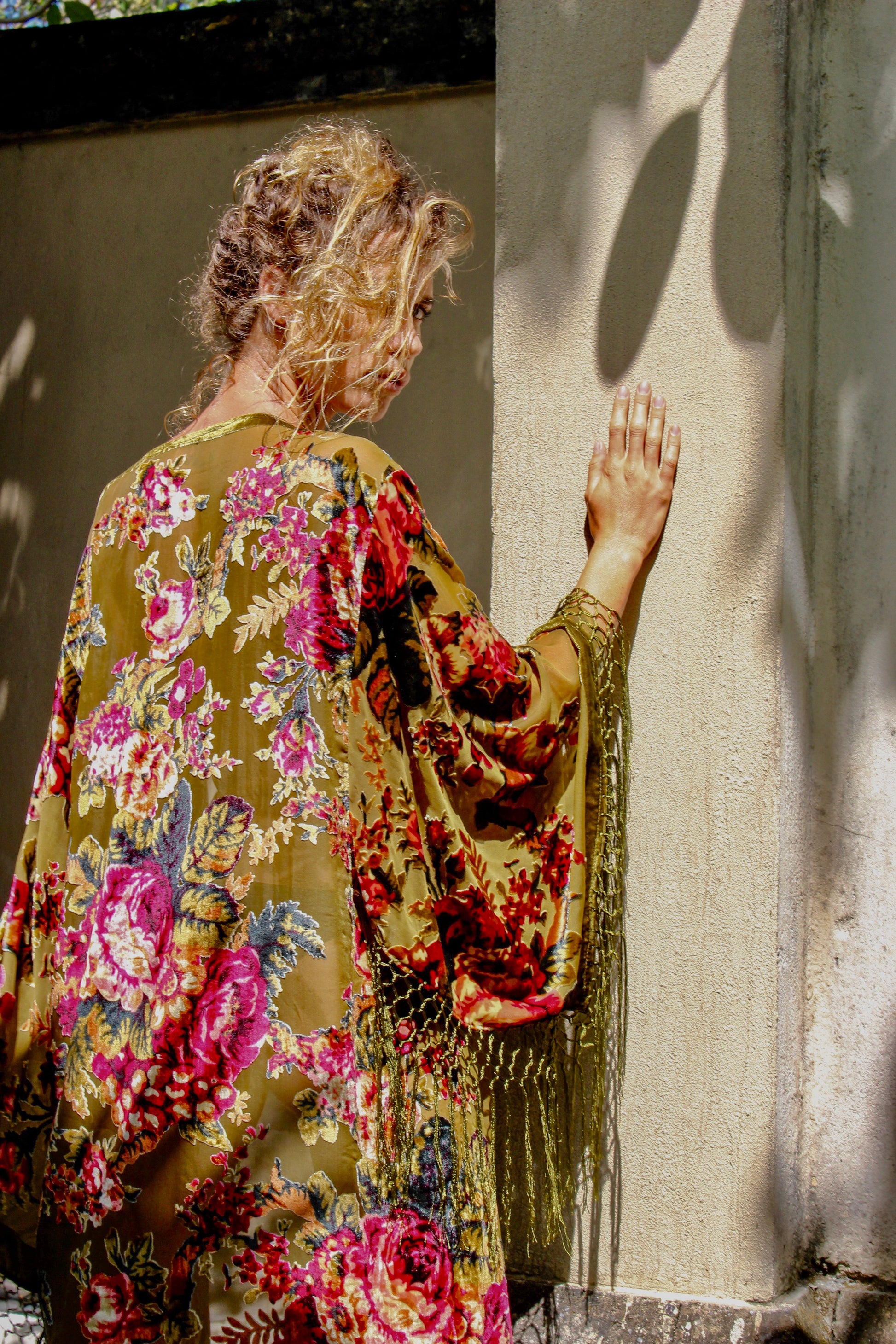Little Lies Green - Wide Sleeve Robe