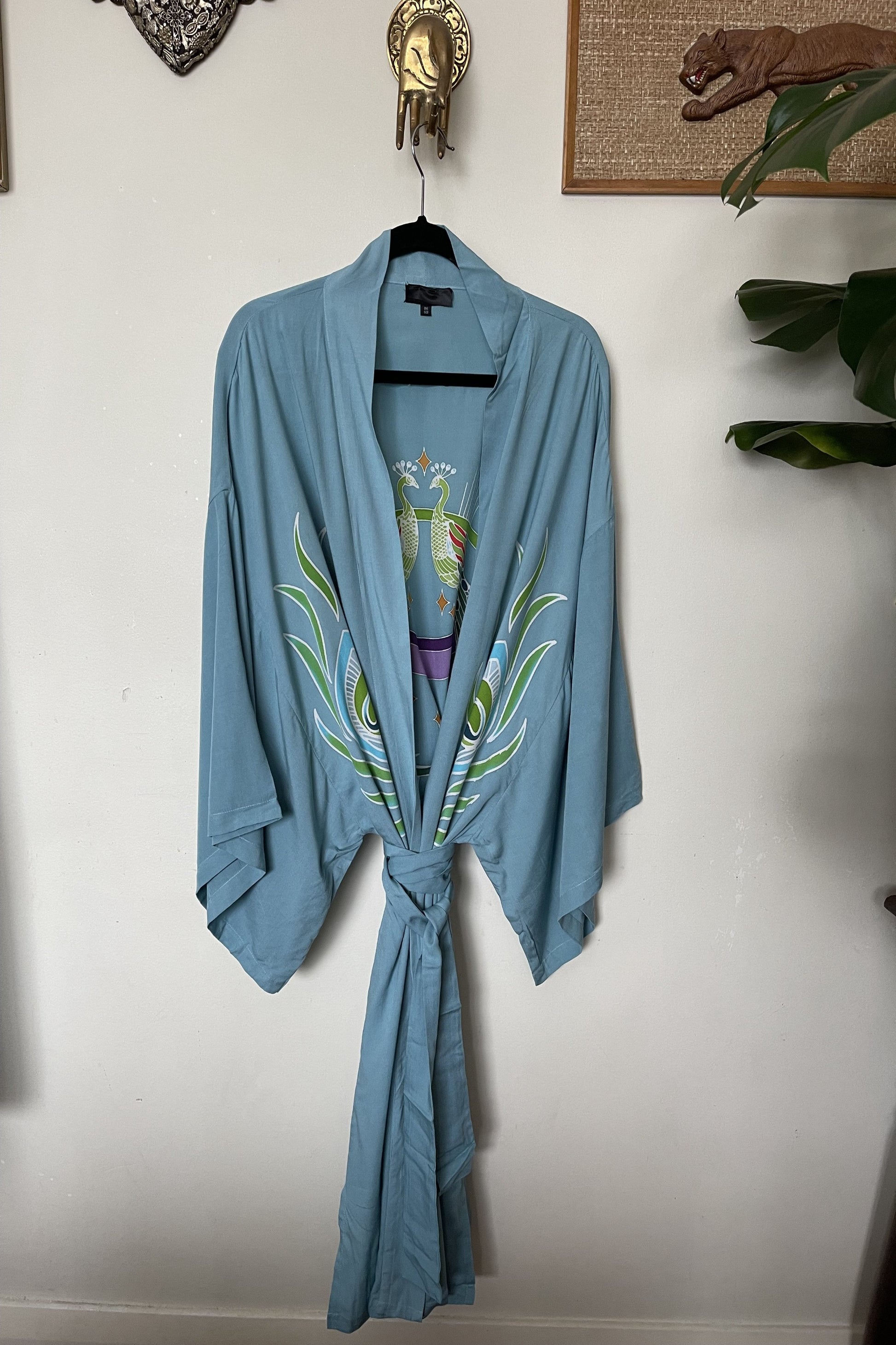 Wandering Stars Blue -  Wide Sleeve Robe
