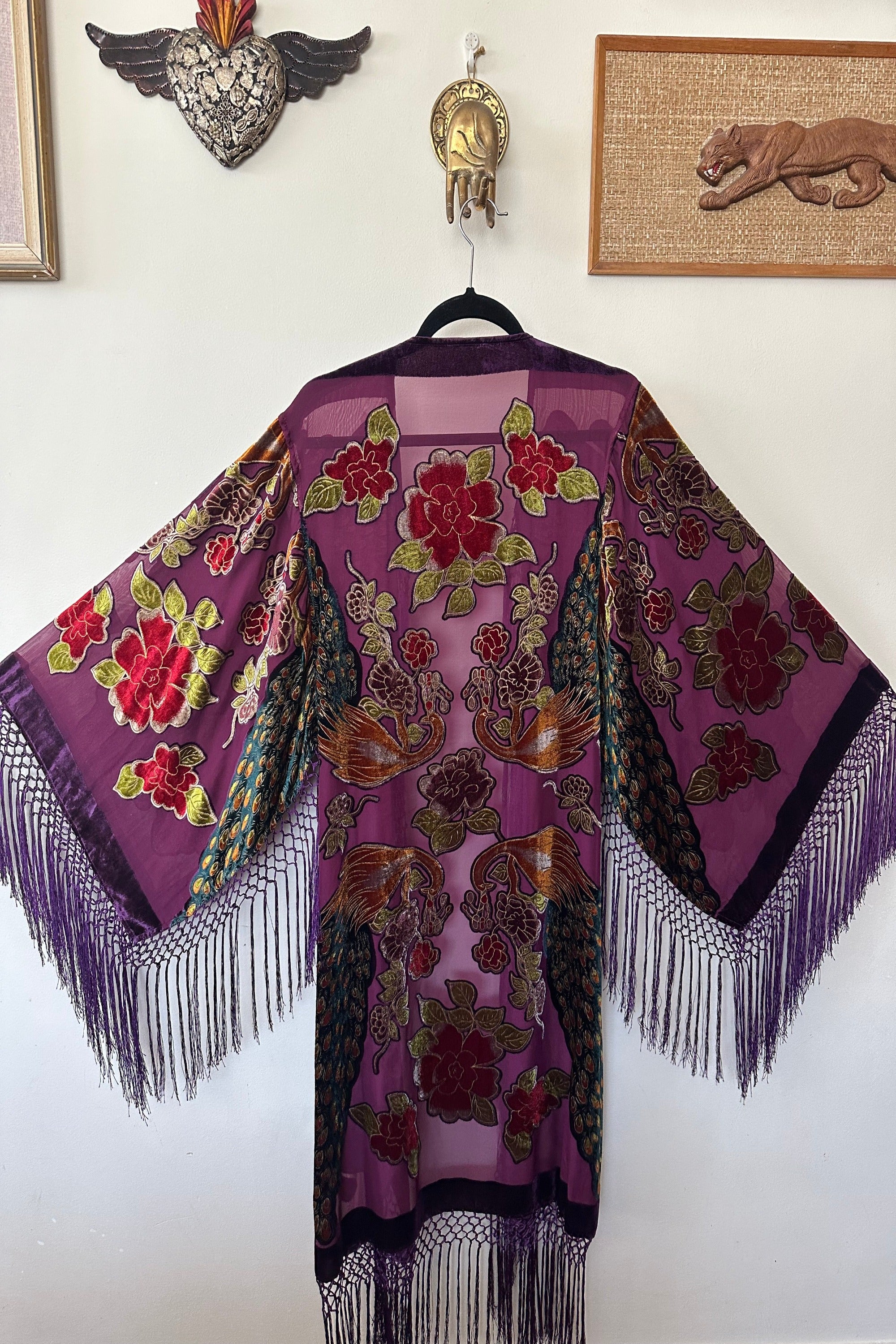 The Gilded Cage Purple - Wide Sleeve Robe