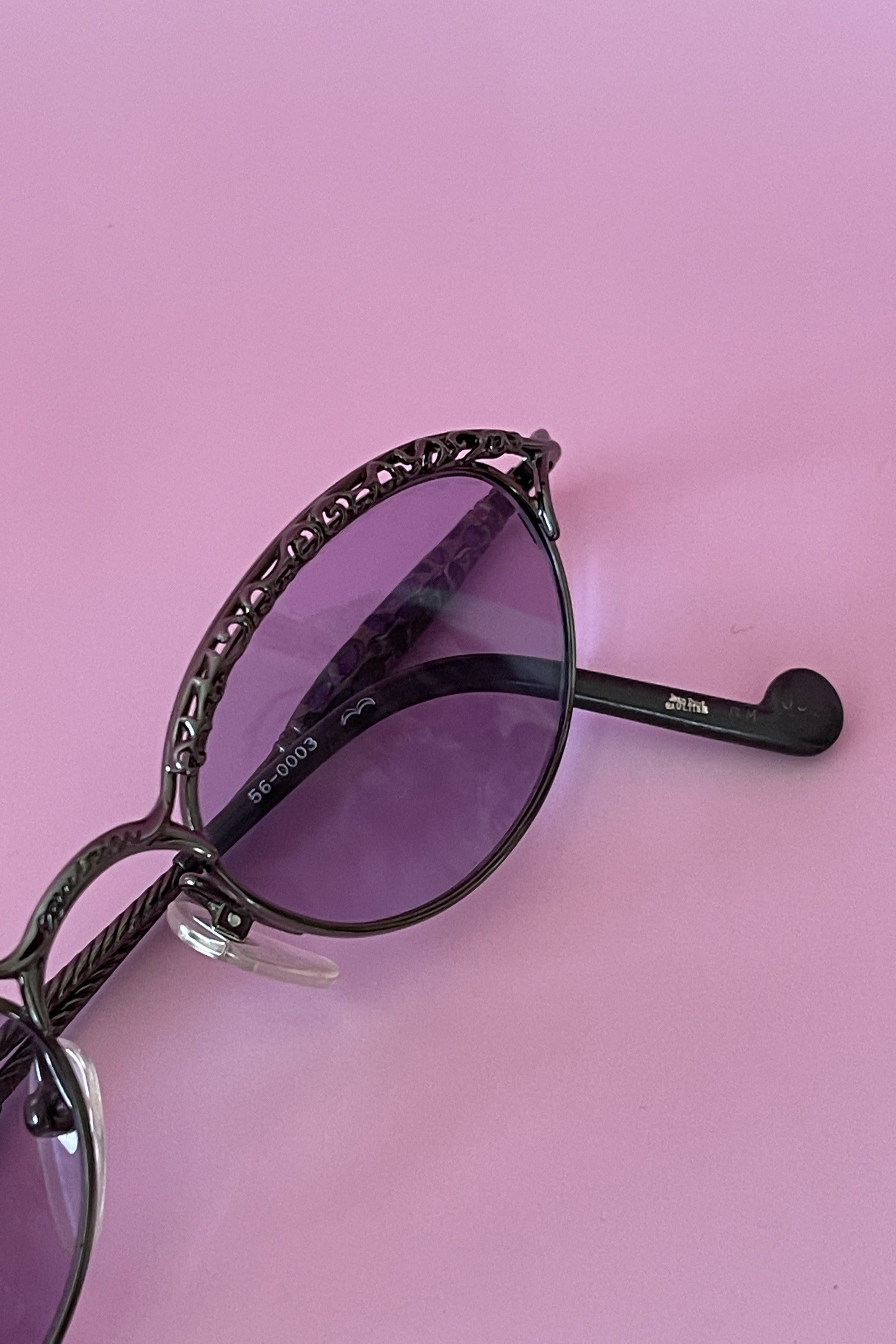 Vintage 1990's Jean Paul Gaultier Metal Frame Sunglasses
