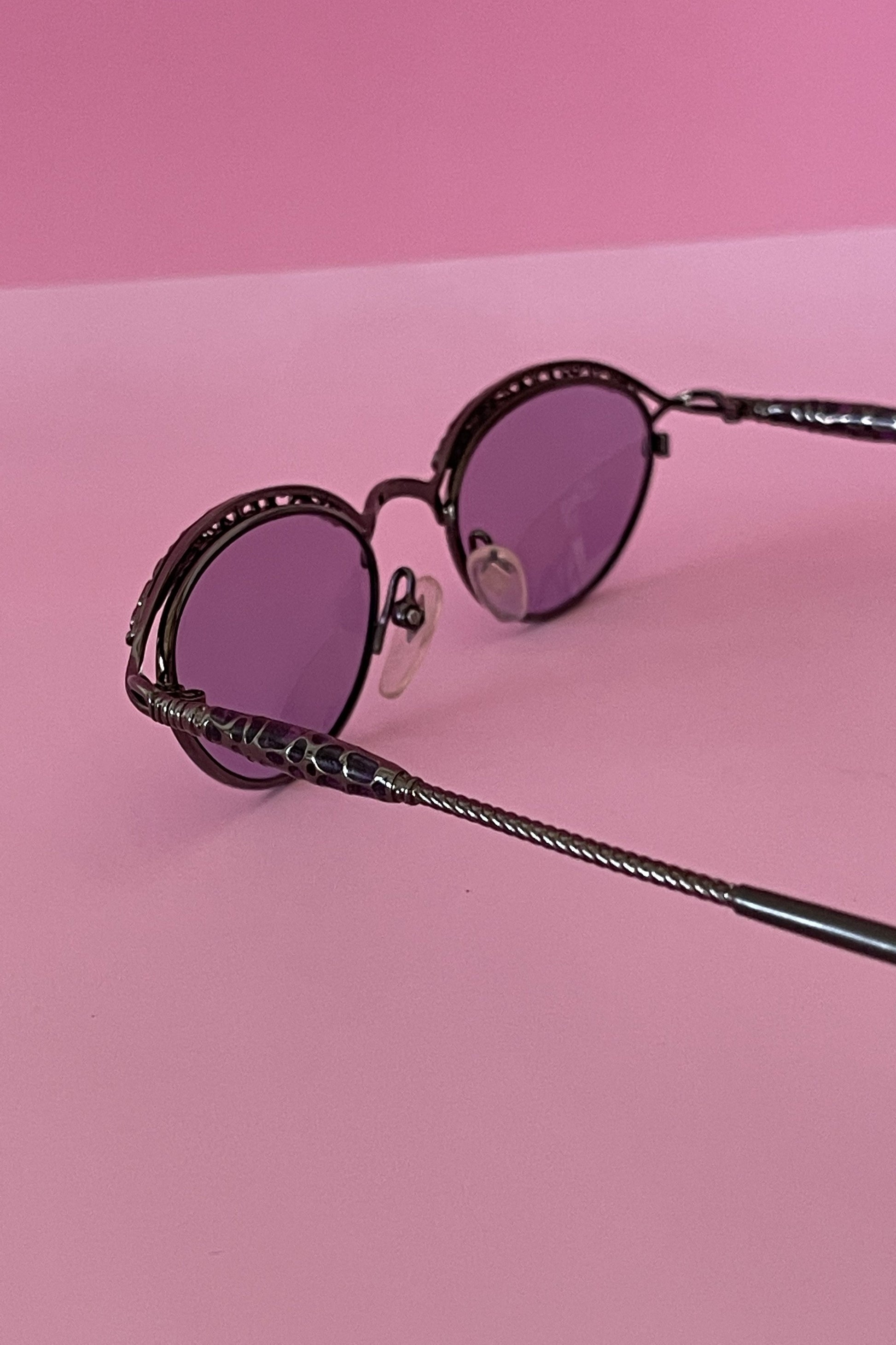 Vintage 1990's Jean Paul Gaultier Metal Frame Sunglasses