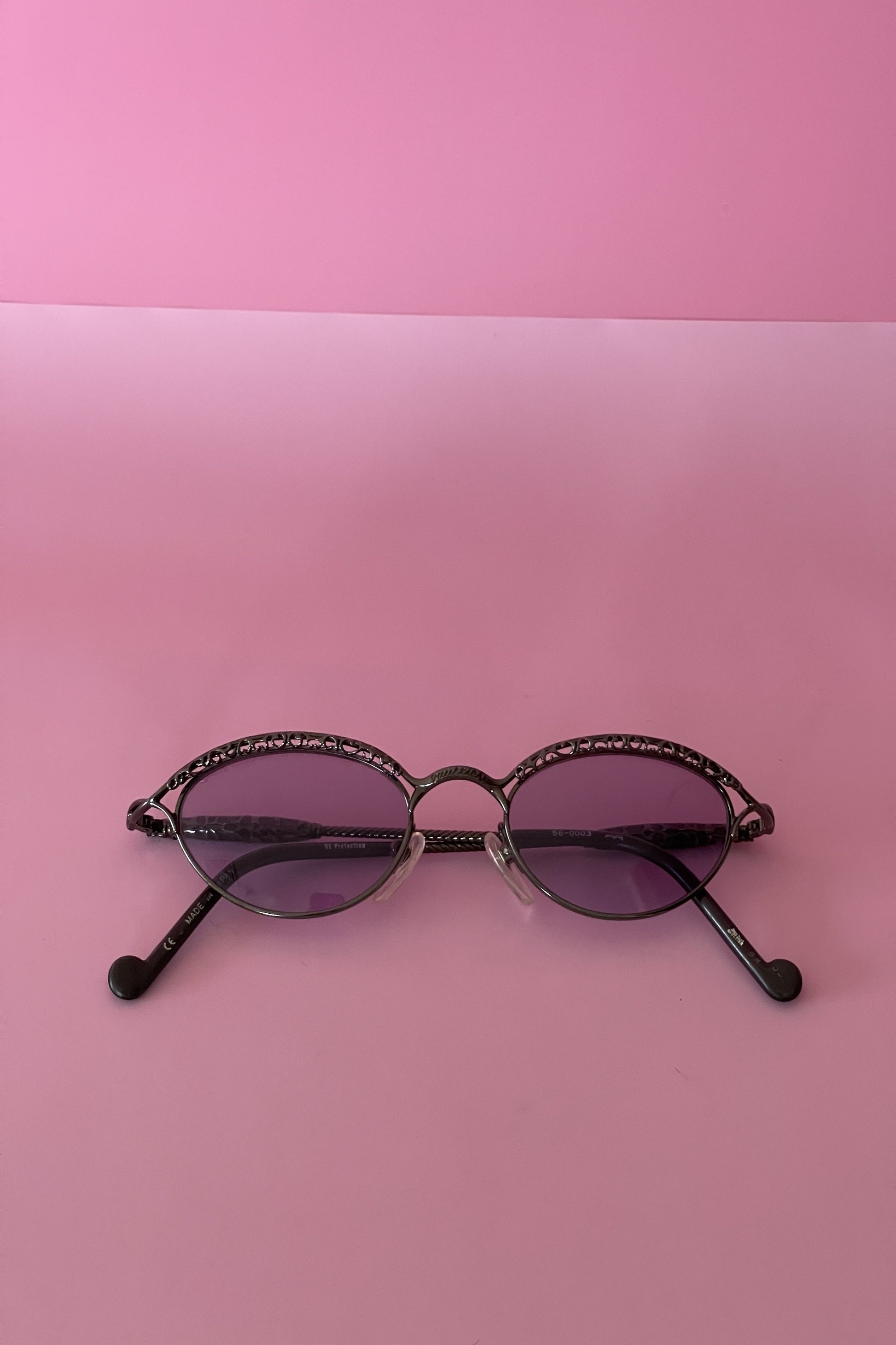 Vintage 1990's Jean Paul Gaultier Metal Frame Sunglasses