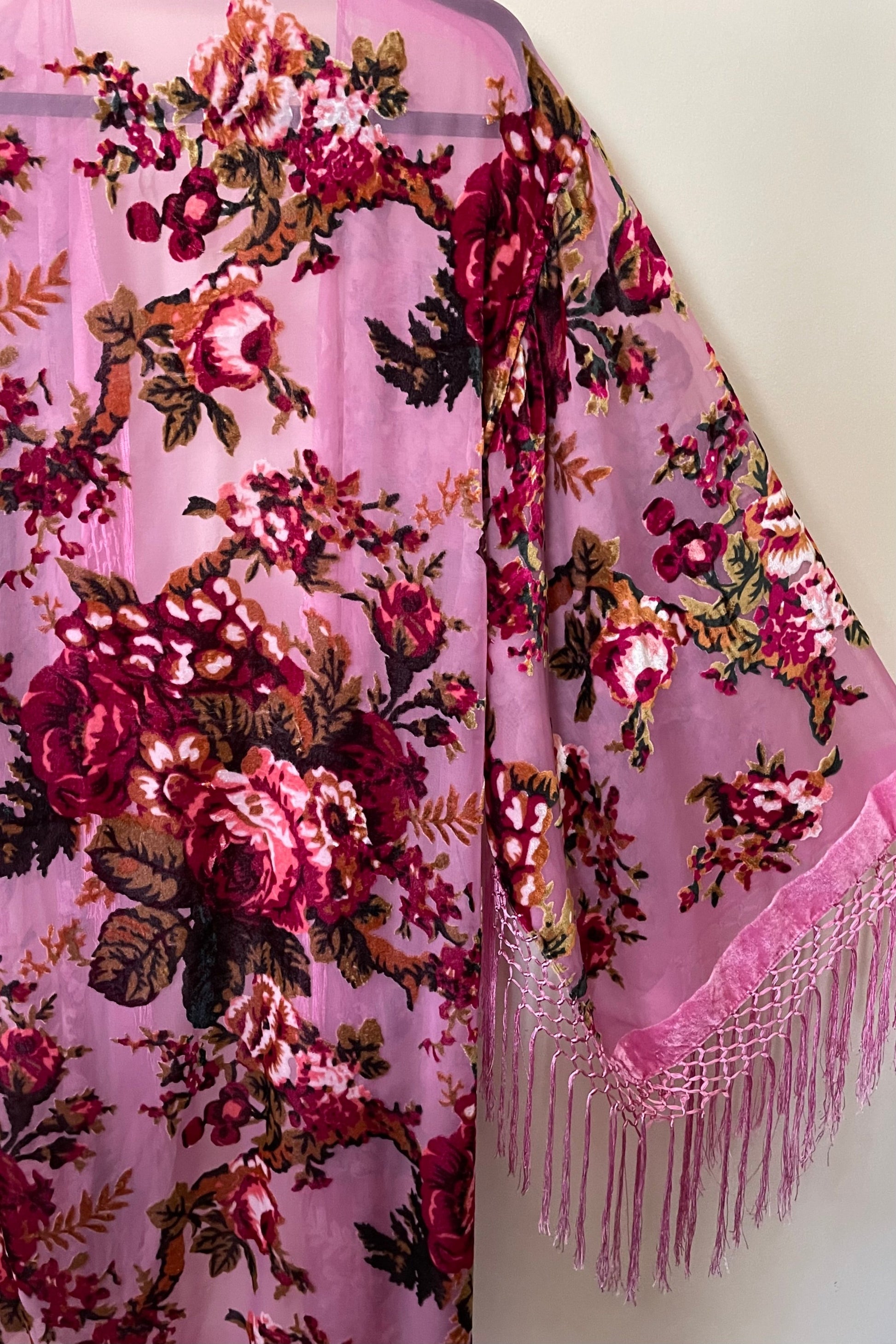 Little Lies Pink - Wide Sleeve Robe