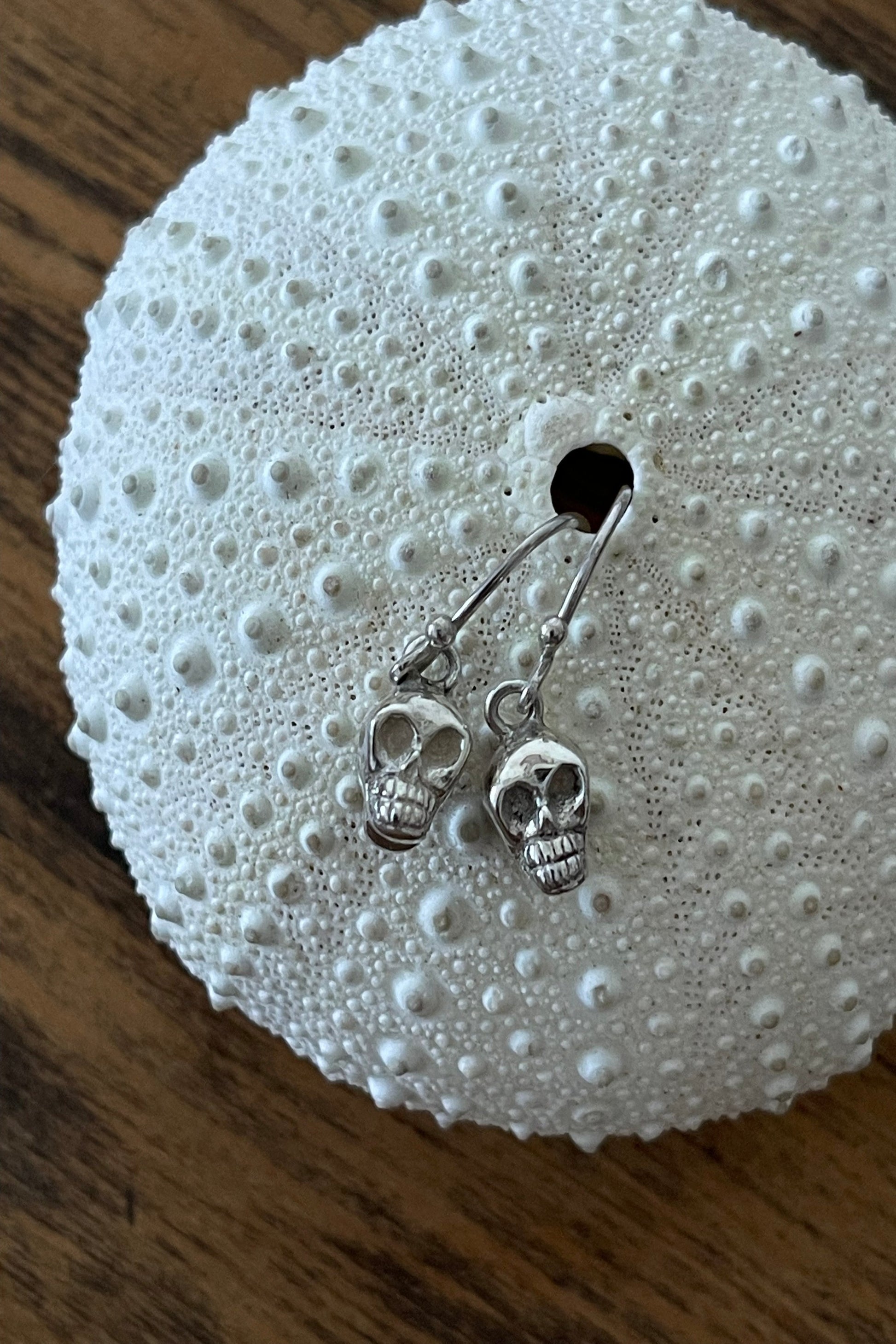 2Face Skull Earrings