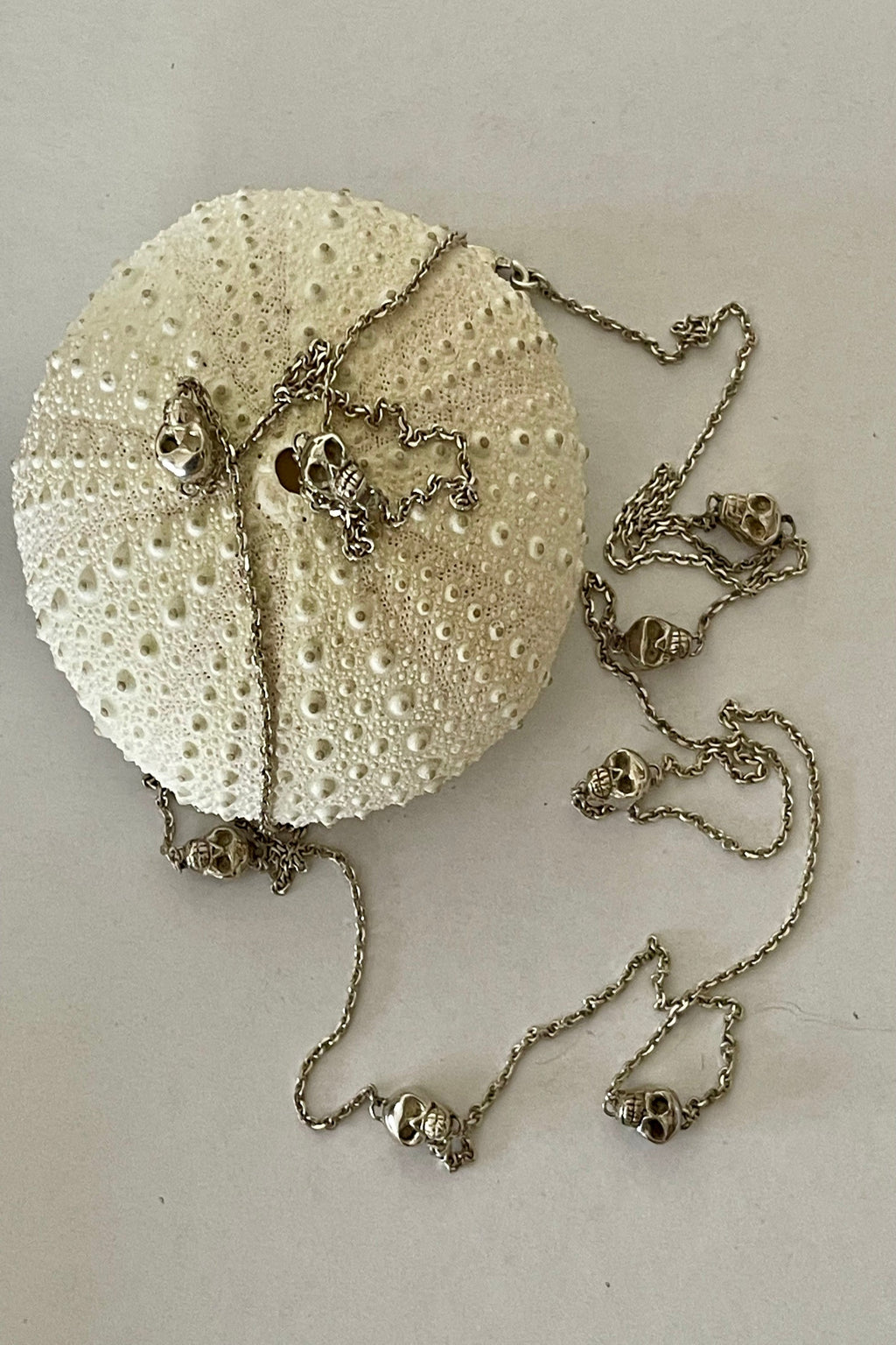 2Face Skull 90cm Necklace