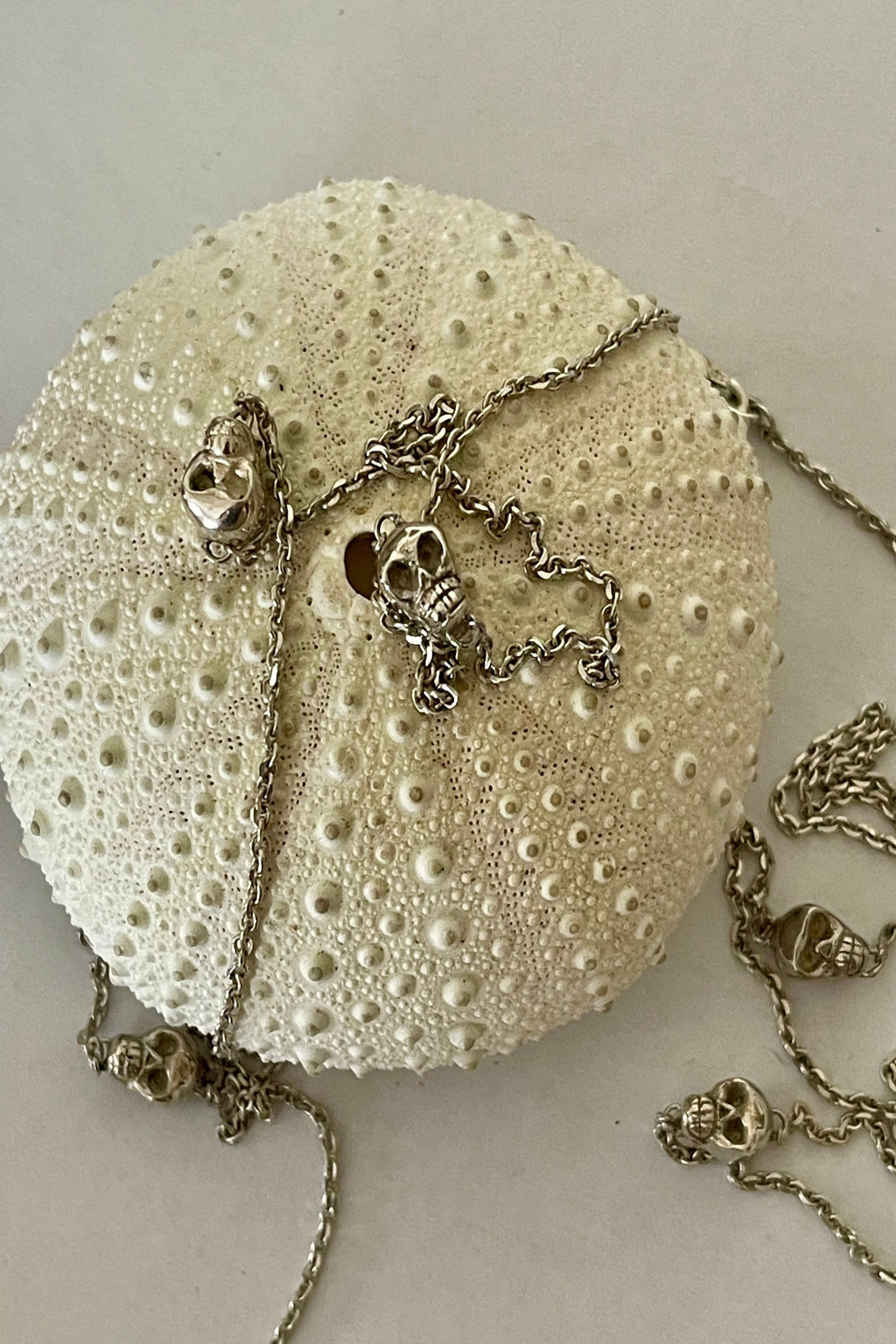 2Face Skull 90cm Necklace