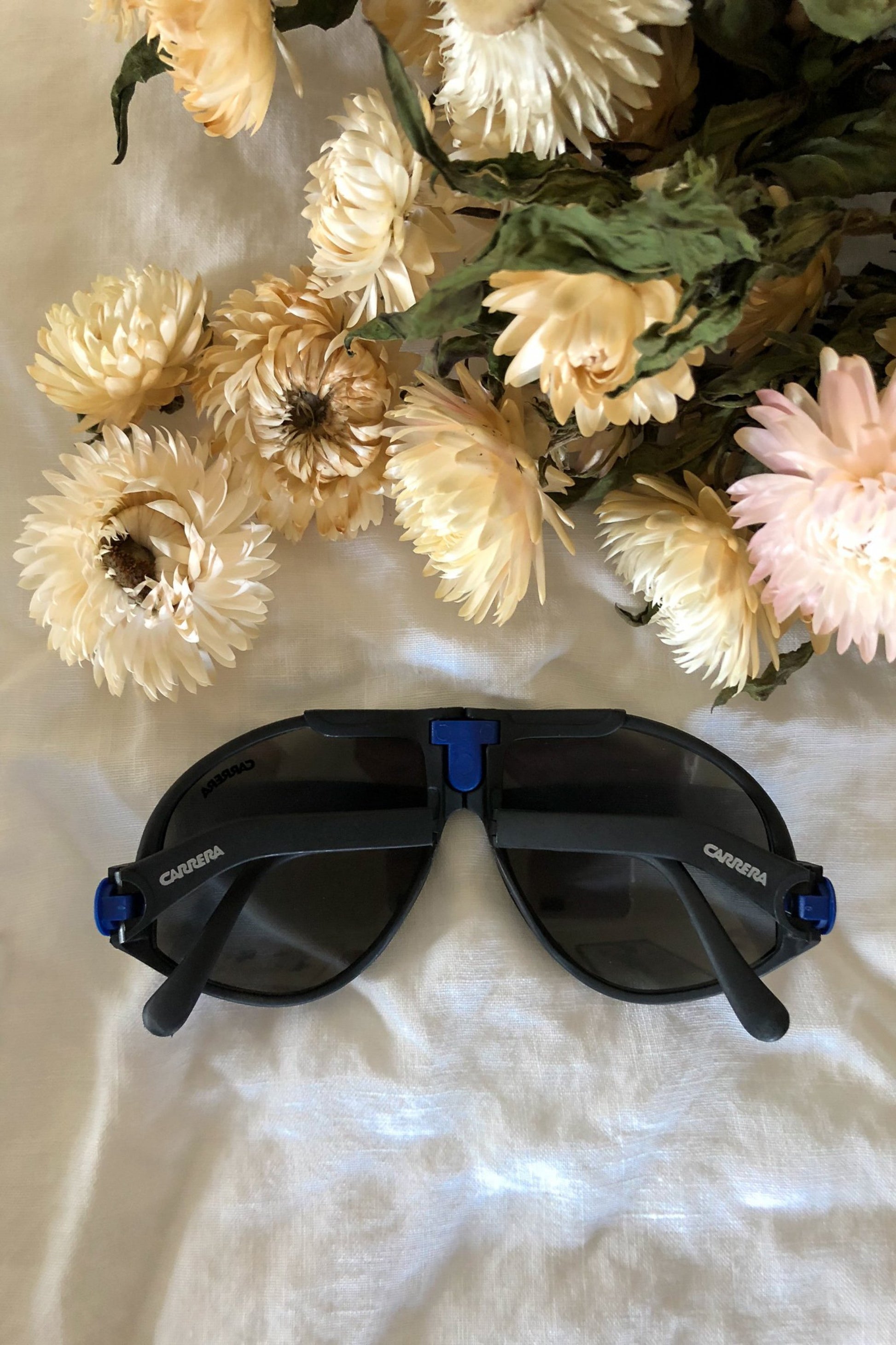 Vintage 1990s Foldable Carrera Kevlar Sunglasses 5586 DEAD STOCK