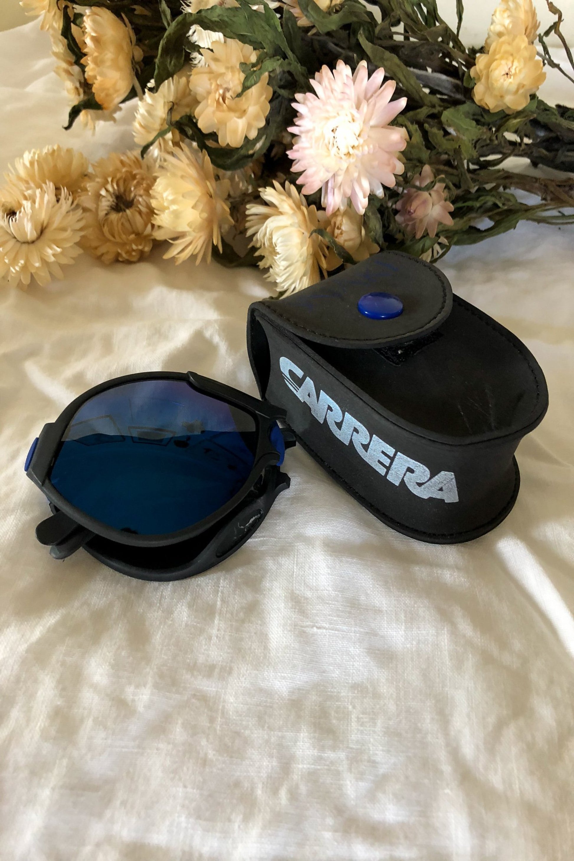 Vintage 1990s Foldable Carrera Kevlar Sunglasses 5586 DEAD STOCK