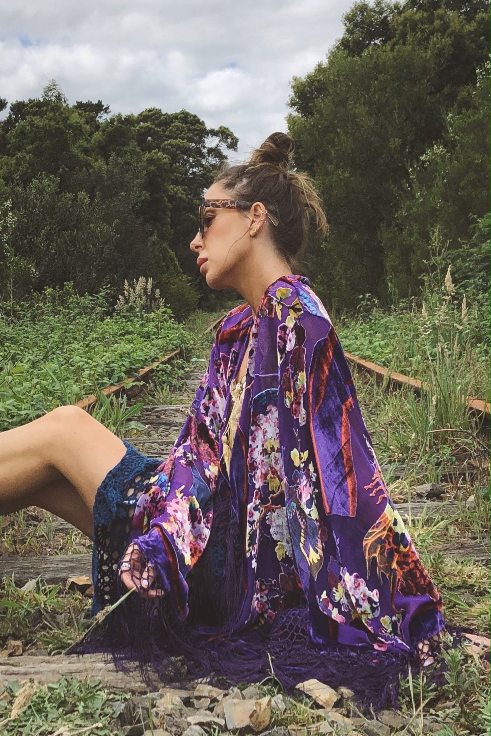 Butterfly Of The Night Wide Sleeve Robe