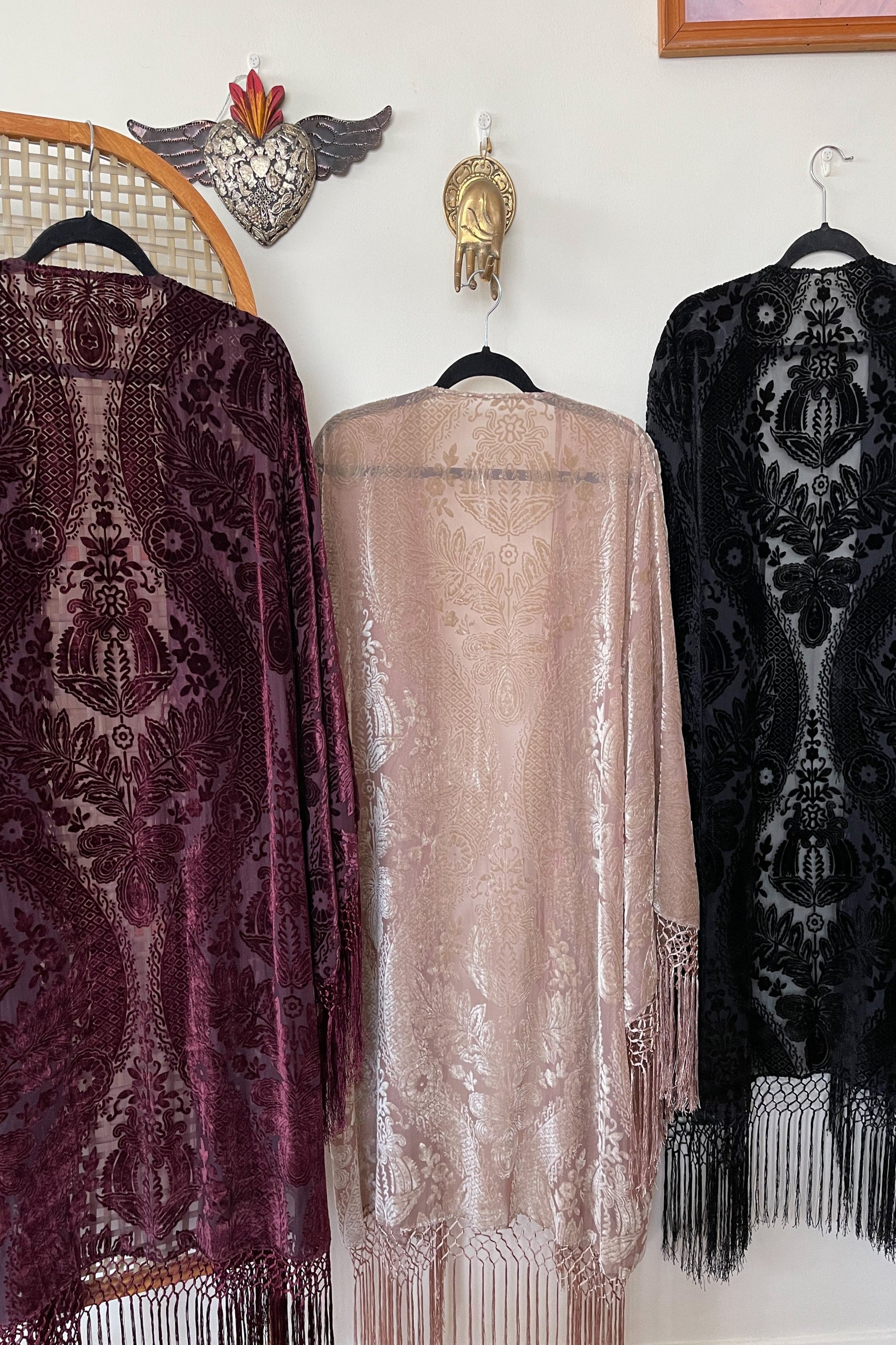 Only Lovers Left - Wide Sleeve Robe in Champagne