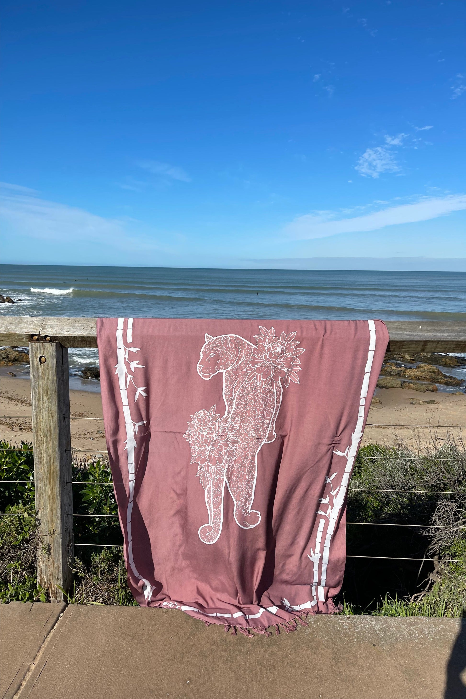 Thunder In Our Hearts Dusty Rose Pink - Extra Large Sarong
