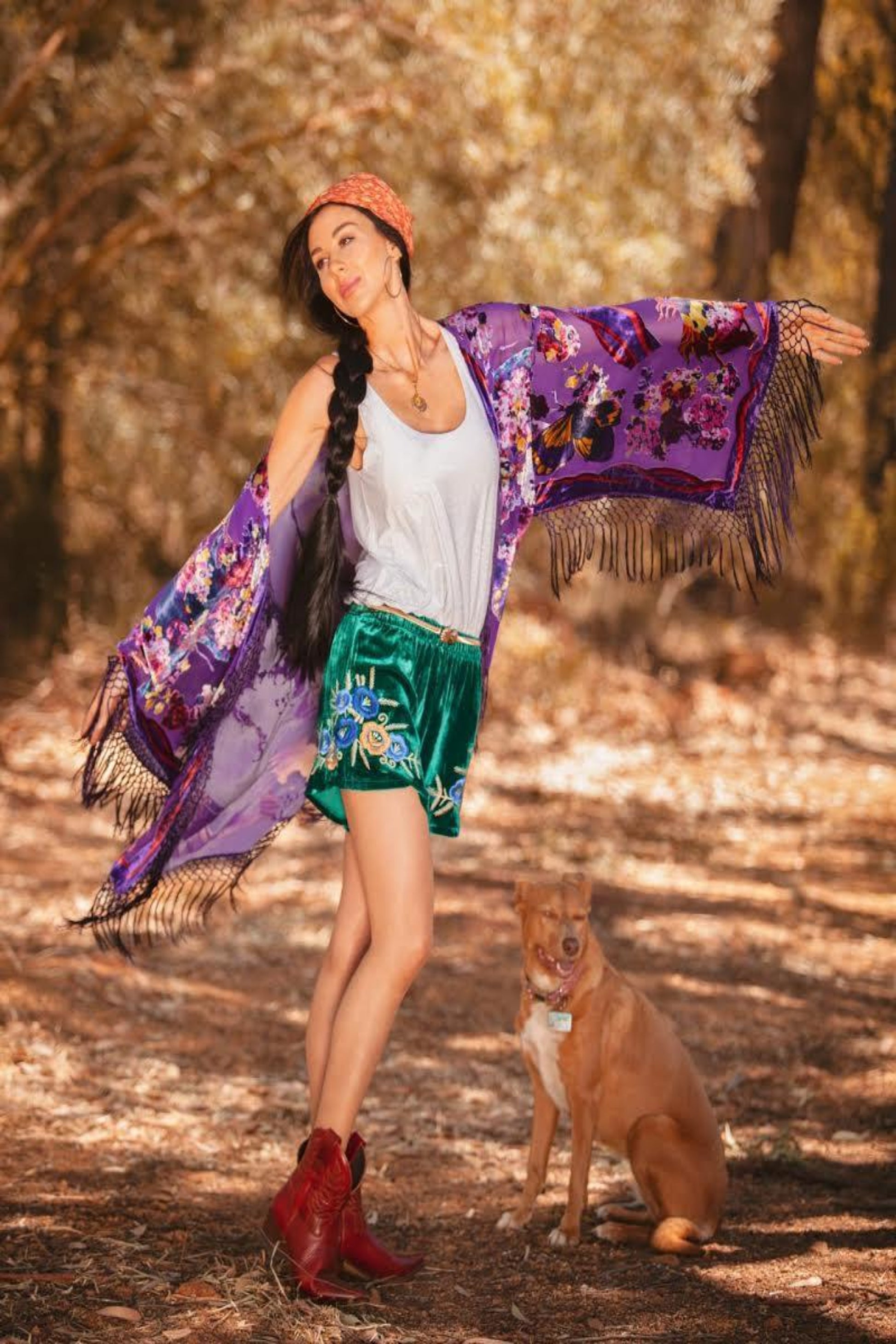 Butterfly Of The Night Wide Sleeve Robe