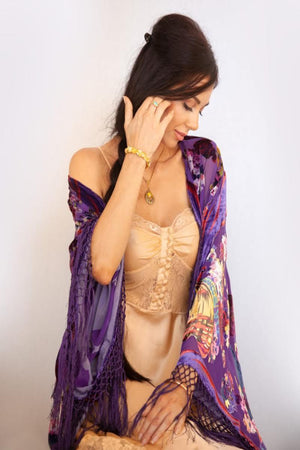 Butterfly Of The Night Wide Sleeve Robe