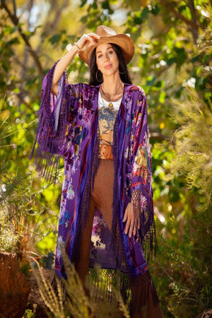 Butterfly Of The Night Wide Sleeve Robe