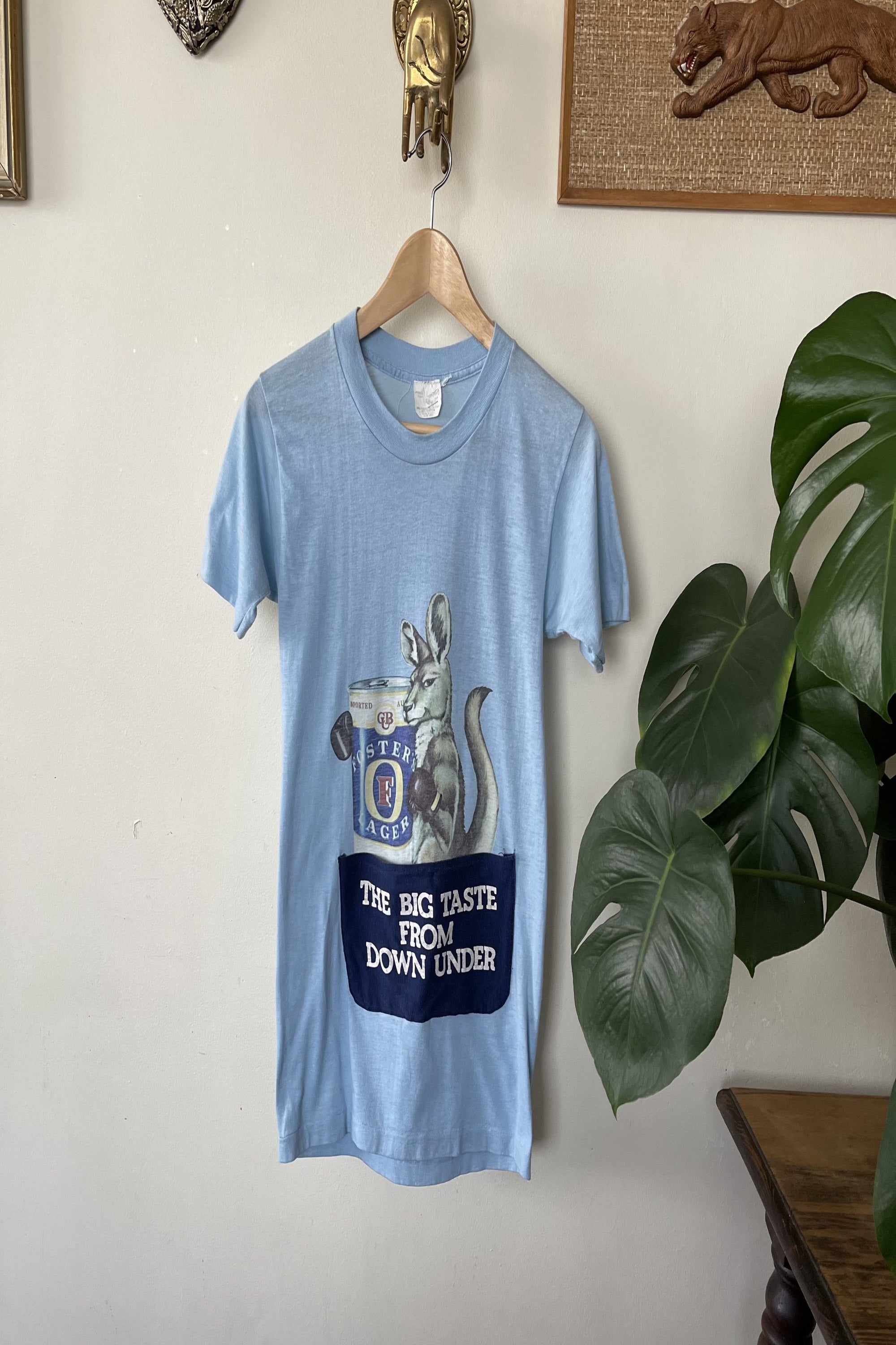 Rare Vintage 70s Foster's Lager Boxing Kangaroo T-shirt | Haus of Denim and  Lace – Haus of Denim & Lace