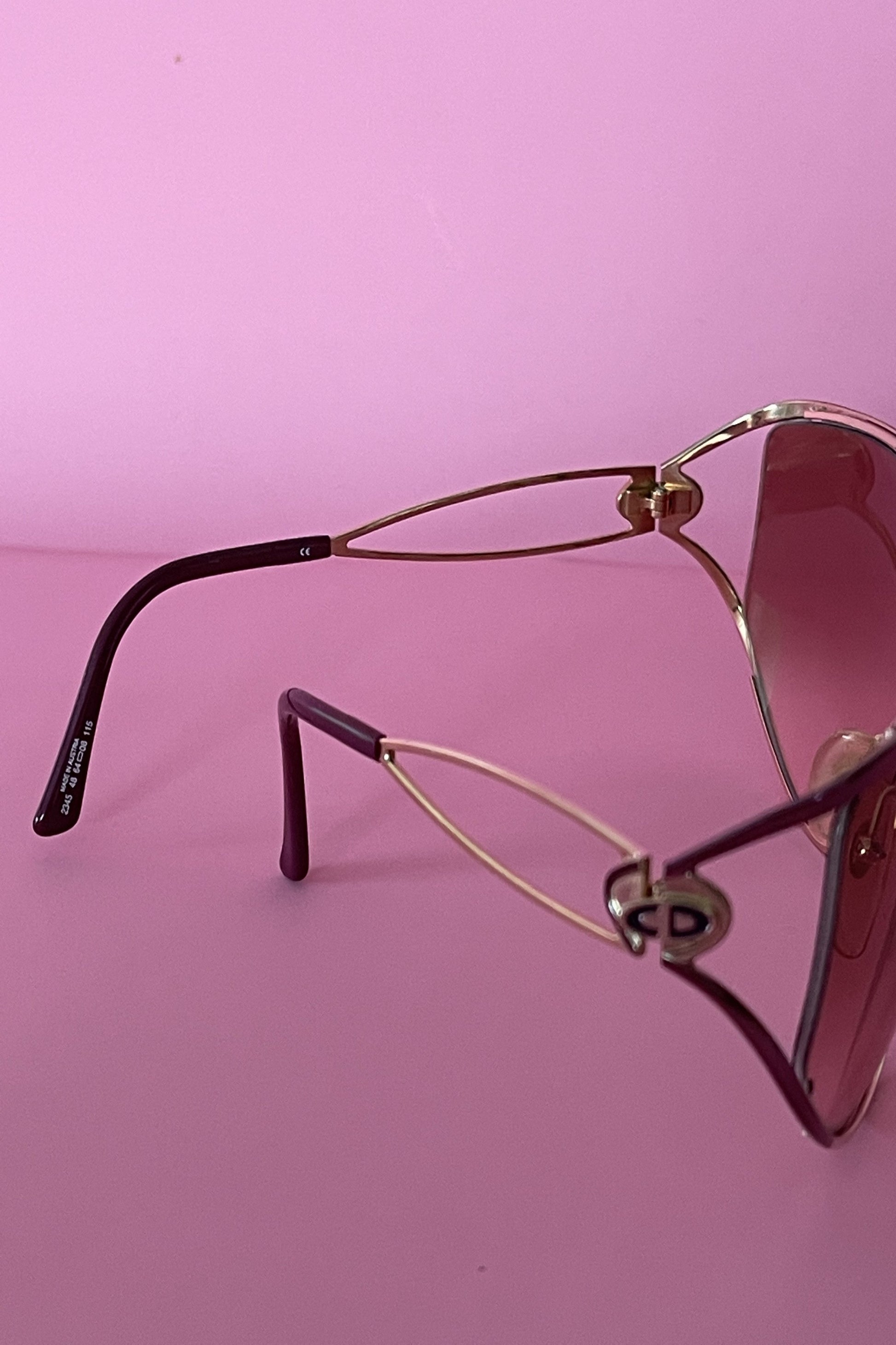 Vintage 1990s Christian Dior Sunglasses 2345-48 DEAD STOCK