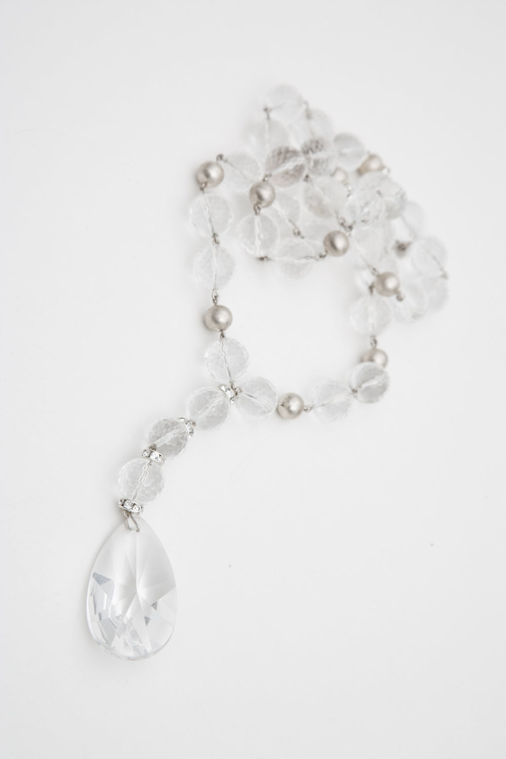Faceted Clear Quartz Crystal Rosary