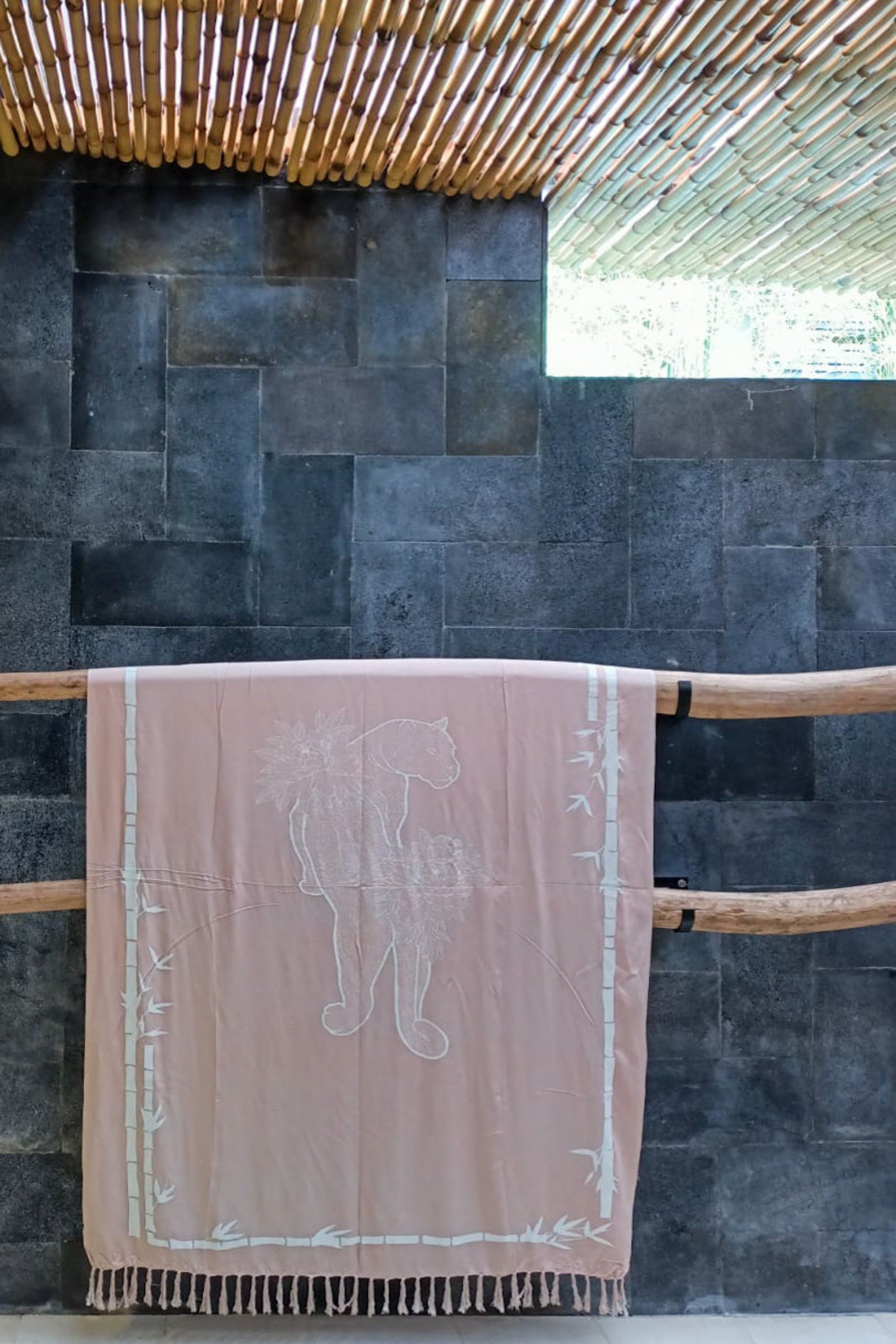 Thunder In Our Hearts Champagne Pink - Extra Large Sarong