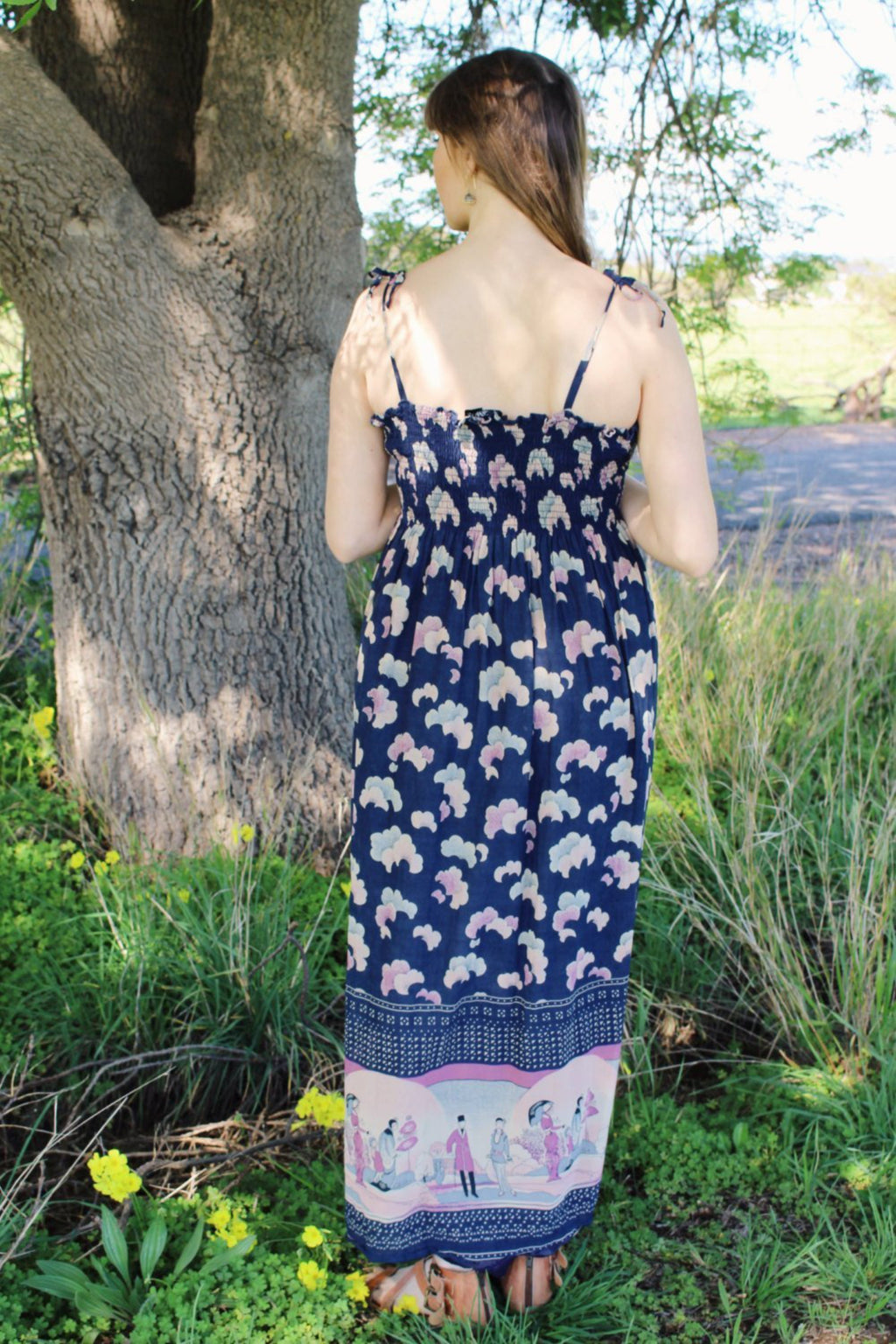 Bohemian Womens Maxi Dresses - Boho Hippie Gypsy Maxi Dresses -Bohemian Festival Long Dress - Downton Abbey Dresses - Boho Cotton Maxi Dress