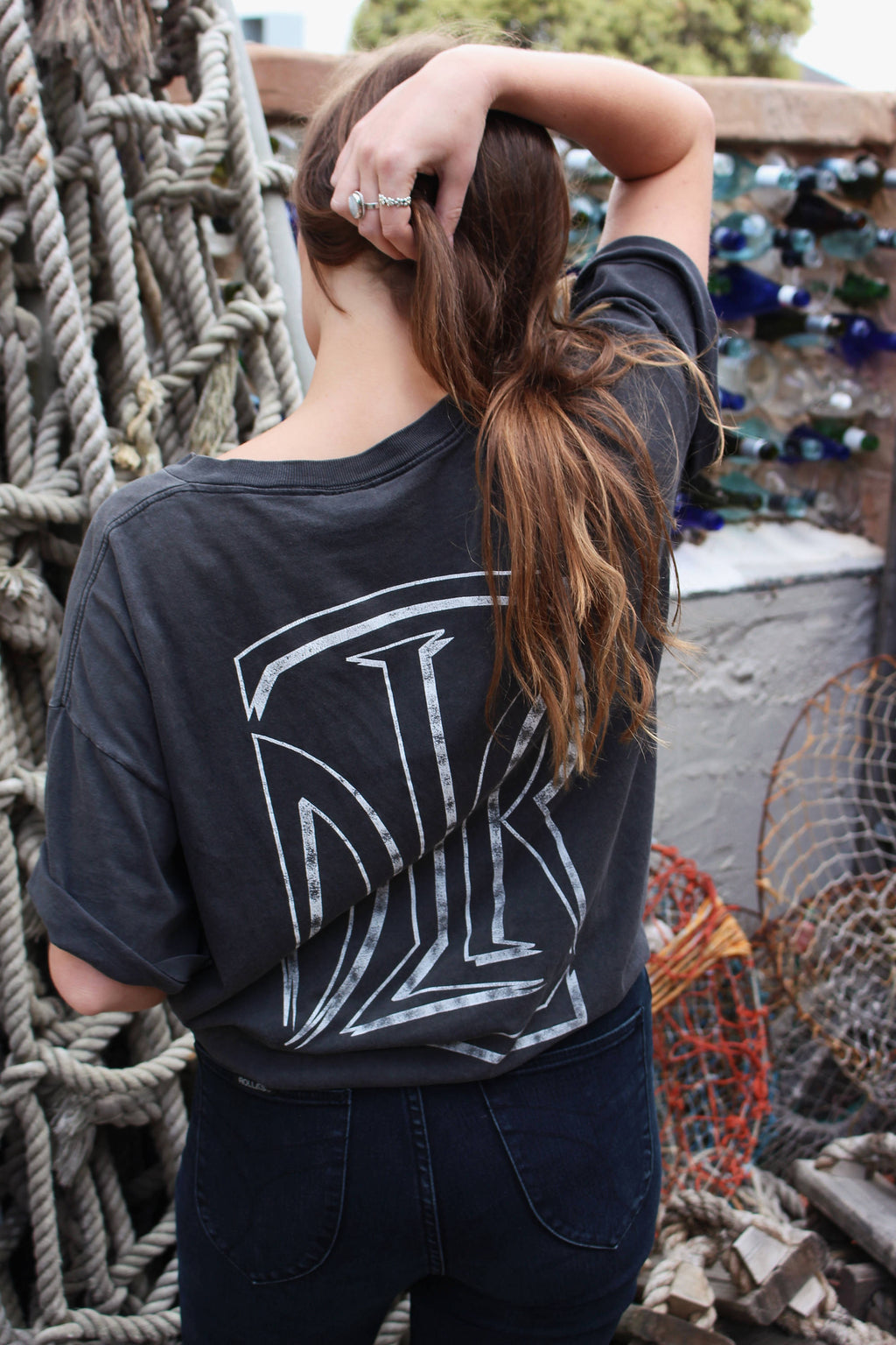 Grunge Print Tshirt - Mens Festival Clothes - Soft Graphic T-Shirt - 90s Grunge Tshirt - Concert Tees Vintage - David Lee Roth T-shirt