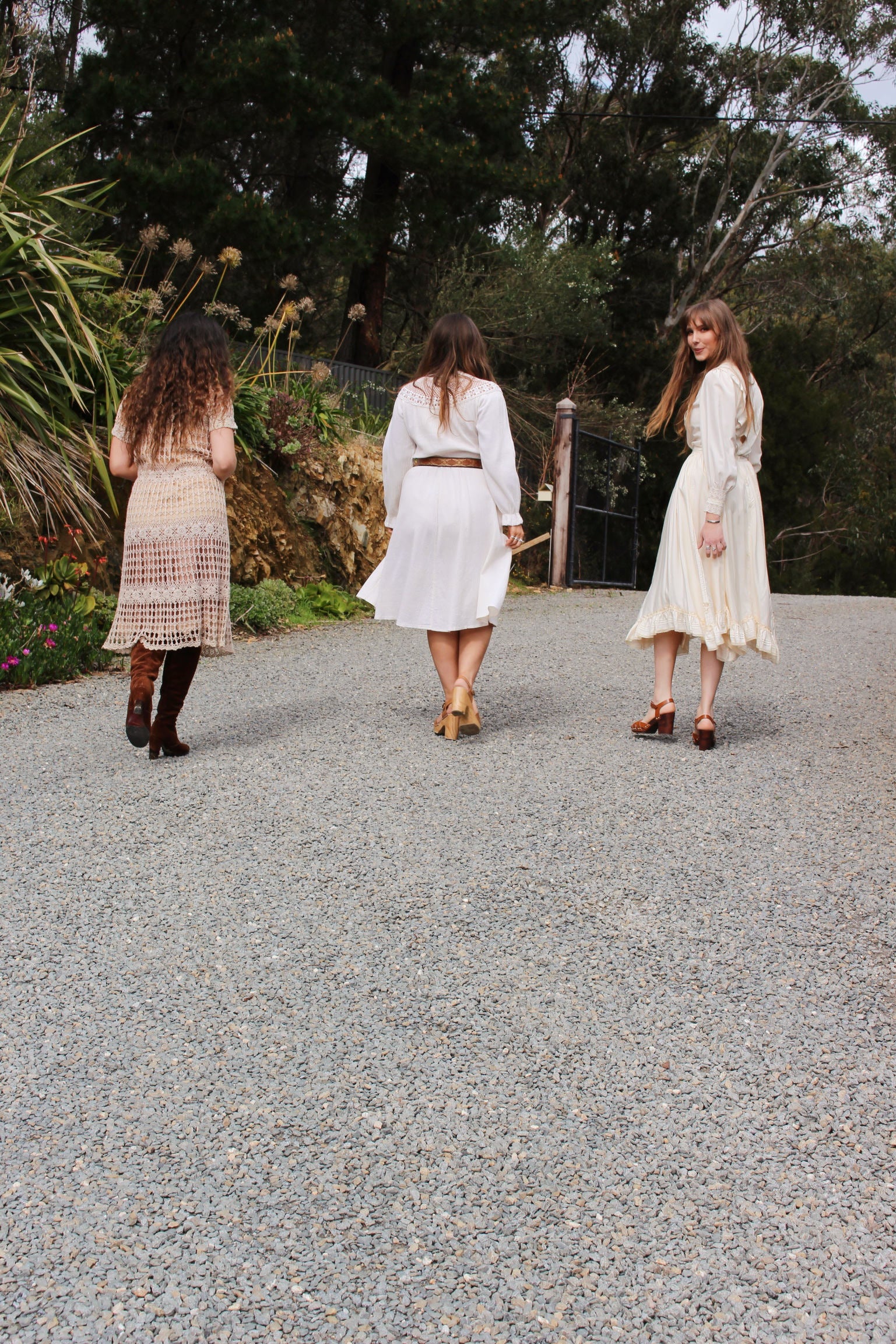 Long Sleeve Wedding Dress - Long Sleeve Bohemian Dress - Boho Beach Bridal Dress - Rustic Wedding Dress - Hippie Wedding Dress