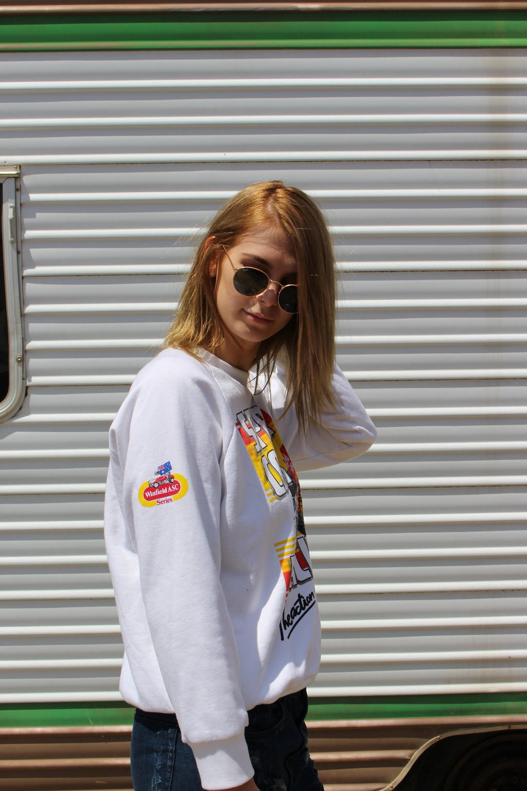 Boyfriend Gift Ideas Valentines Day - Vintage Inspired Sweatshirt - Men Festival Clothes - Sprint Cars - Sprint Car Racing - Clothing-Gift