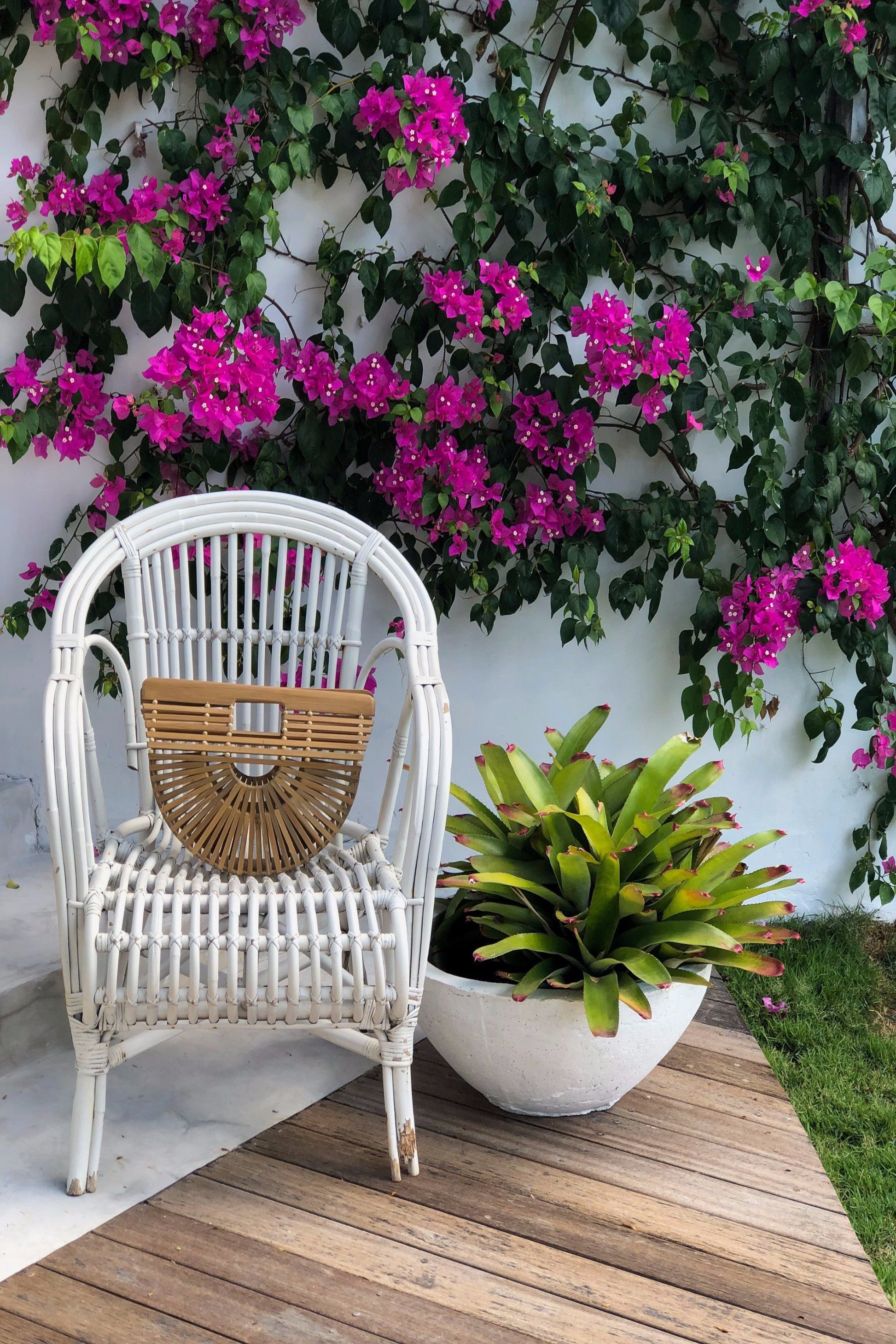 Bamboo Bag - Boho Ethnic Bag - Unusual Gifts For Women - Ark Bag - Half Moon Bag - Rattan Bag - Oversized Bag - Vegan Clutch Purse