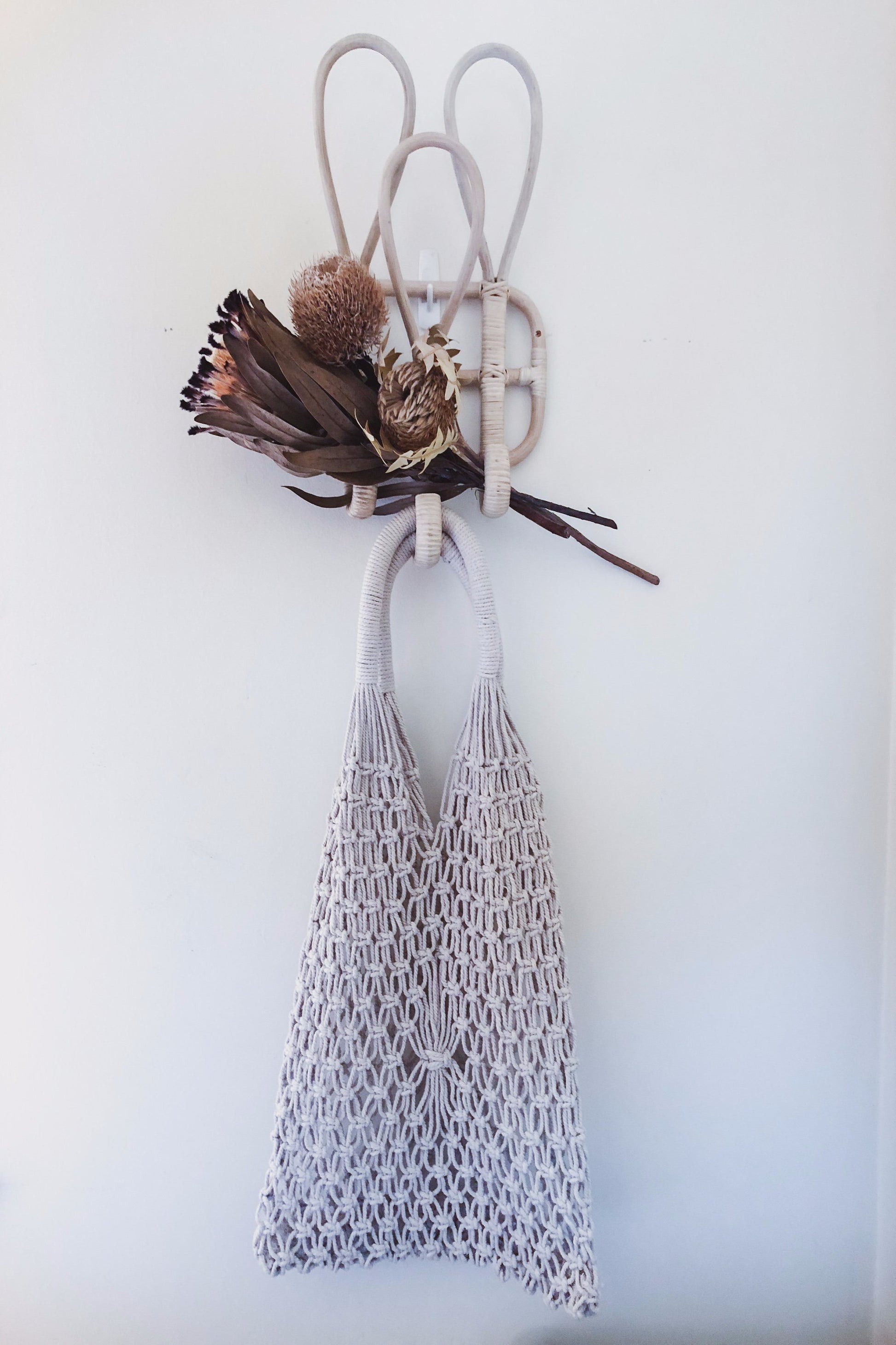 Produce Bag - Eco Cotton Tote - Crochet Market Bag - Crochet Beach Bag - Macrame Bag - Vacation Tote Bags - Girlfriend Bohemian Gift