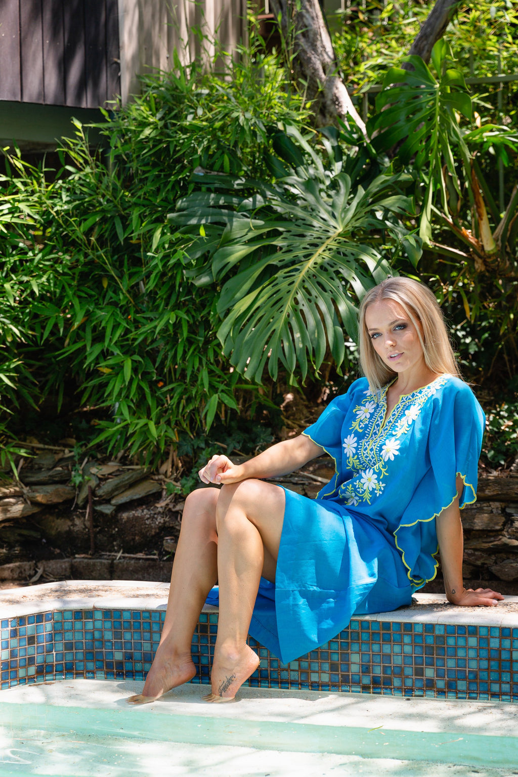 Bohemian Kaftan Dresses - Caftan Dress - Boho Kaftan Dresses - Ethnic Kaftan Dresses - Embroidered Bohemian Dresses - Kaftan For Honeymoon