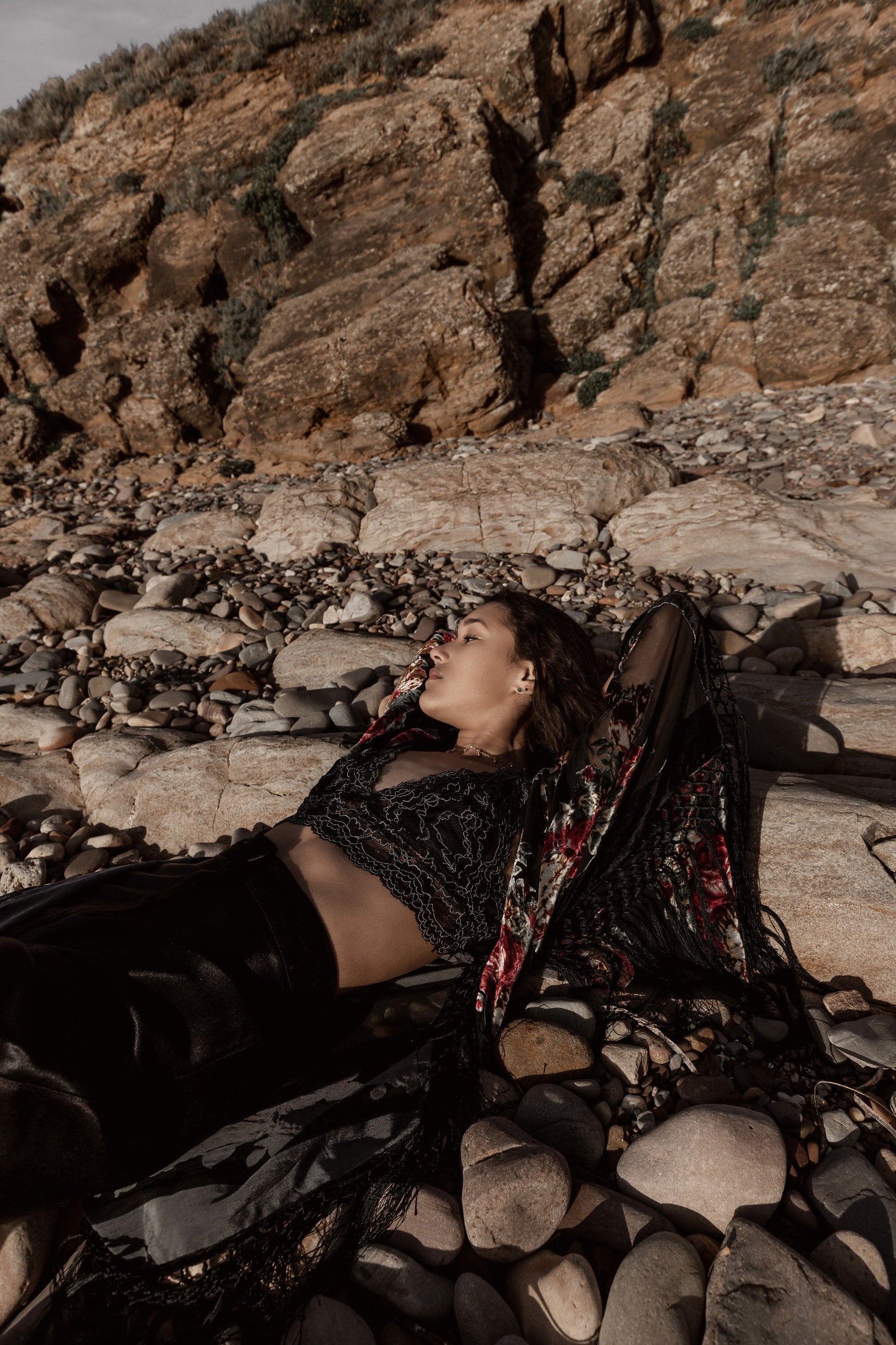 Boho Bridal Kimono Robe - Burnout Velvet Kimono - Fringed Velvet Kimono - Plus Size Kimono - Swimsuit Coverup - Boho Kimono  - Silk Kimono