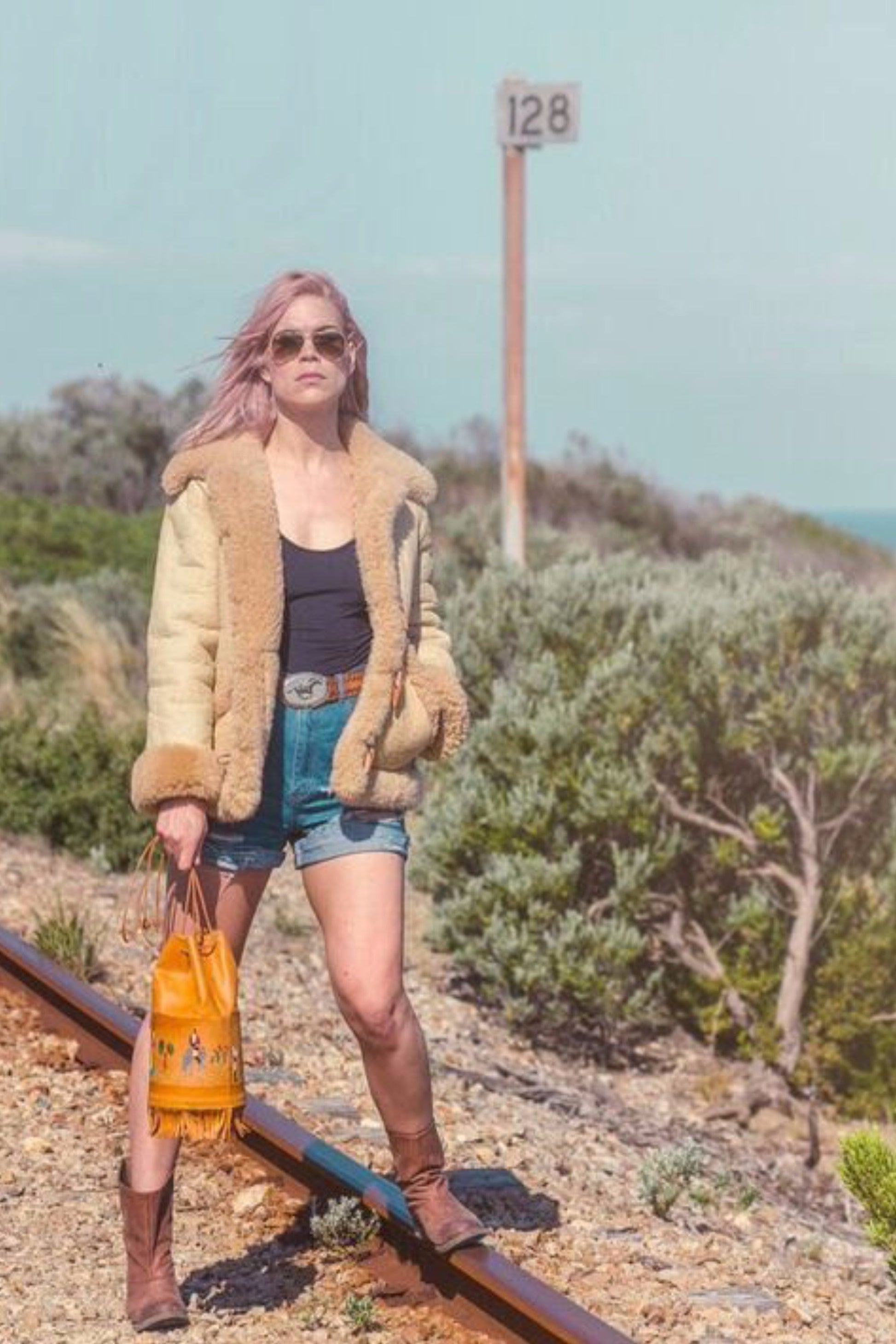 Bucket Bag - Leather Shoulder Bag Gift - Leather Bucket Bag - Leather Casual Bag - Bohemian Leather Bag - Hand Tooled Leather Purse